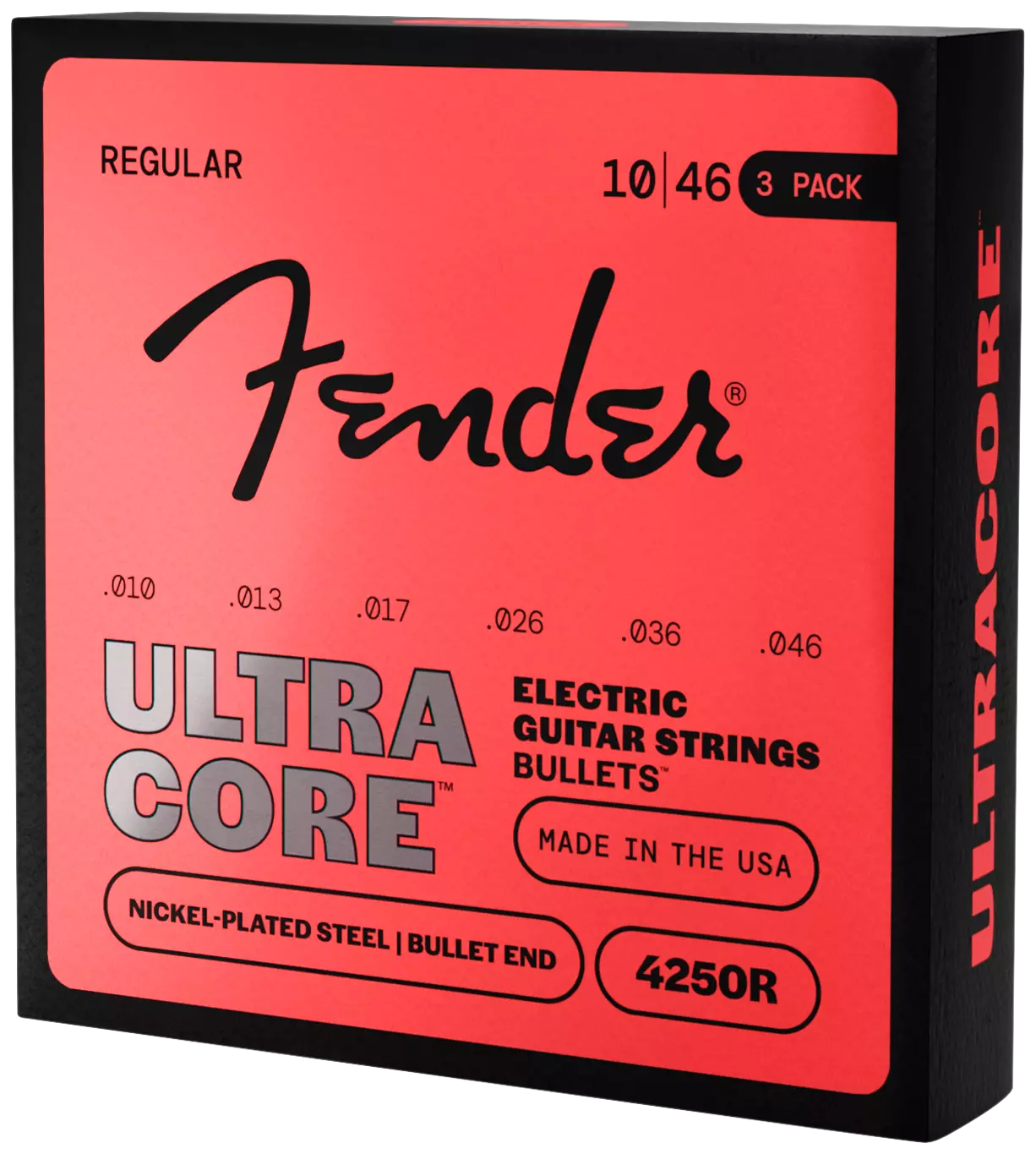 Fender UltraCore™ 4250R Bullet Electric Guitar Strings (3-Pack) 010-046 1