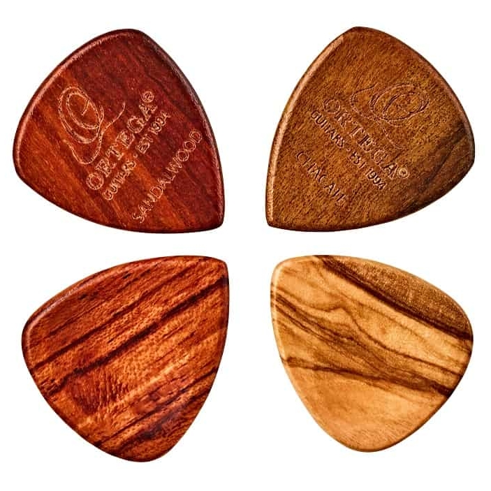 Ortega - Ortega OGPW-MIX4 Holz-Plektren 4er Pack