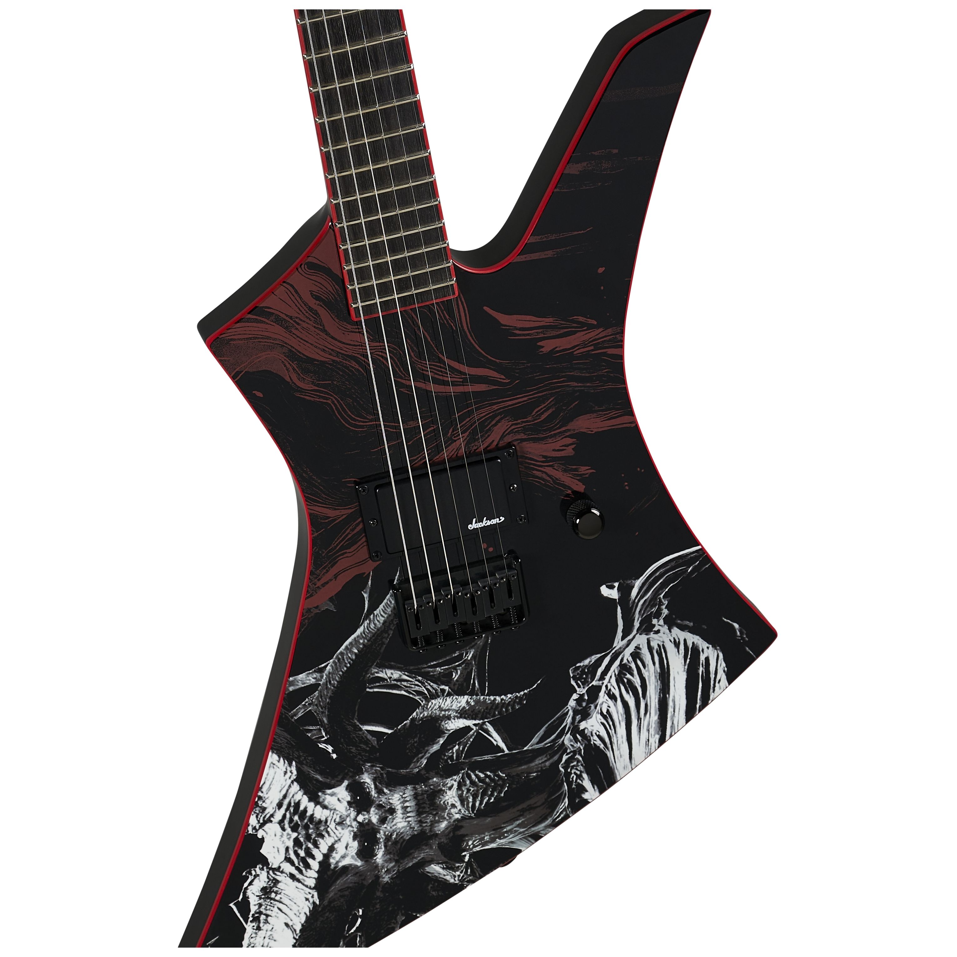 Jackson LTD X Series Diablo IV Kelly Gloss Mephisto Graphic 2