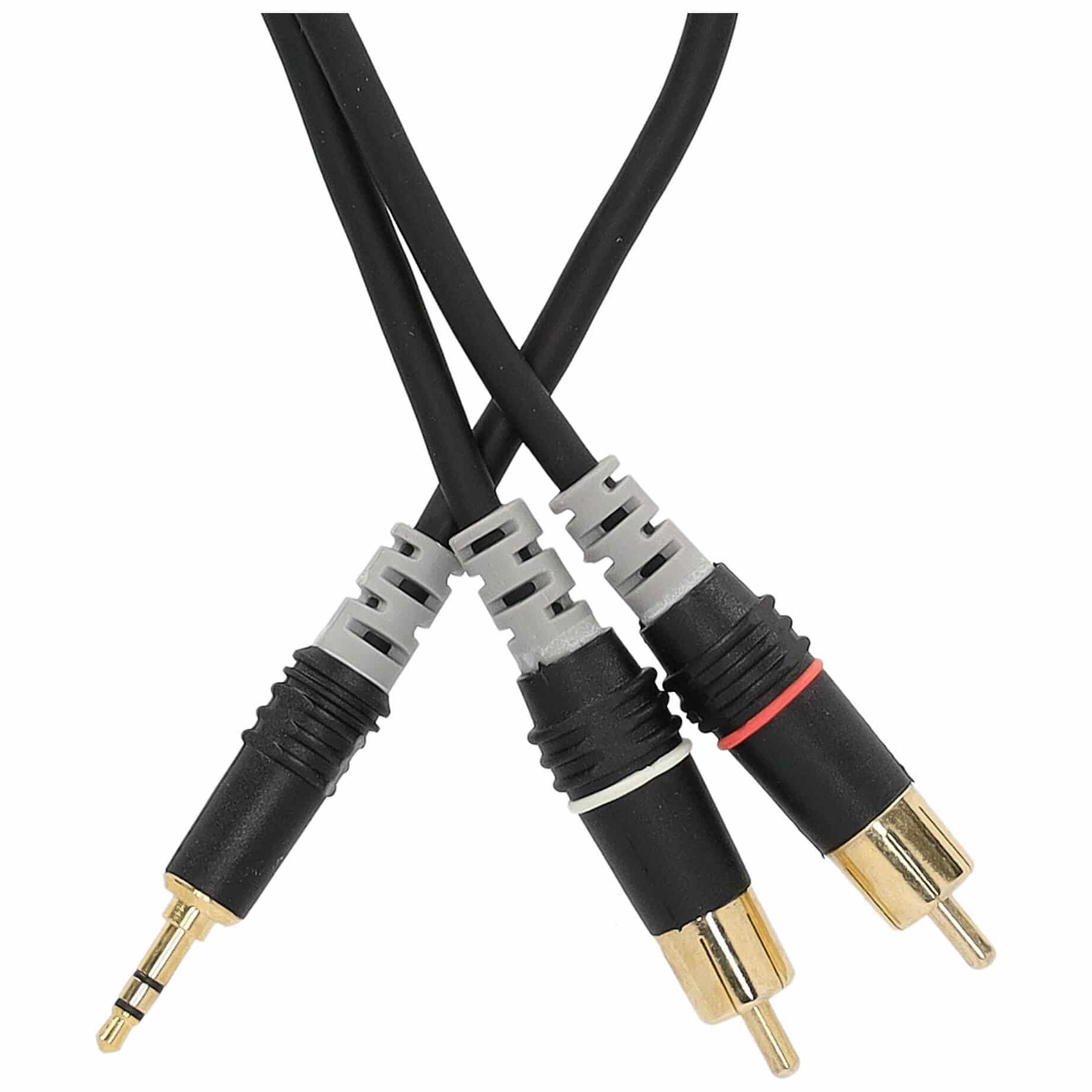 Sommer Cable HBA-3SC2-0300 Stereo Mini-Klinke auf 2 x Cinch 3 mtr. 2