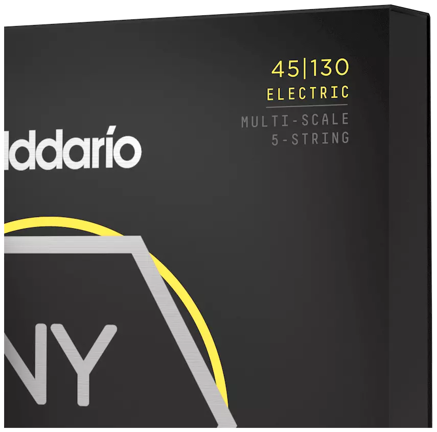 D’Addario NYXL45130MS - NYXL Bass Nickel Wound, Muli-Scale 5-String 45-130 3