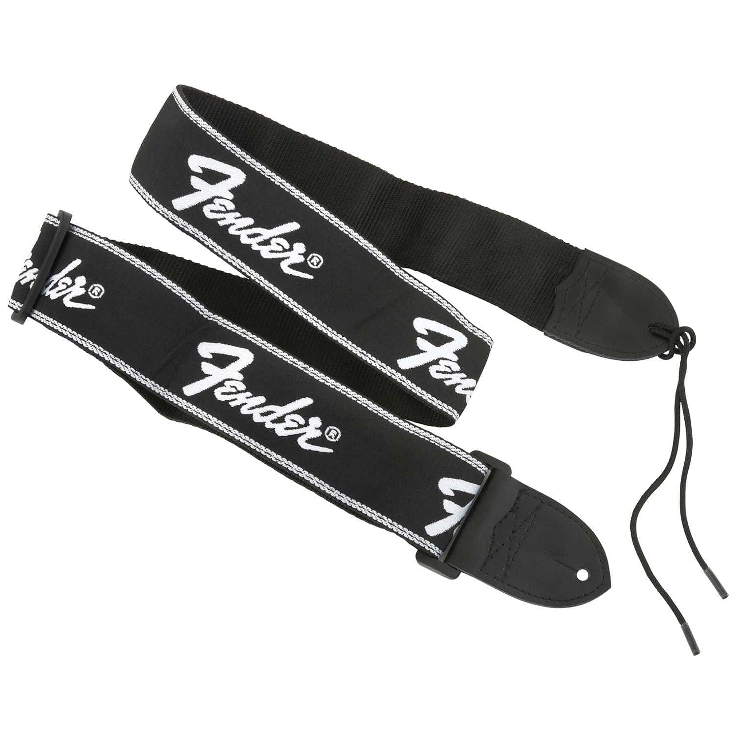 Fender Gitarrengurt Running Logo Strap Black