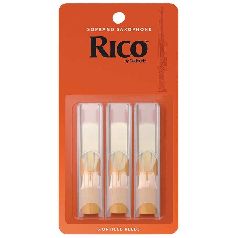 D'Addario Woodwinds Rico - Soprano Saxophones 2.5 - Pack of 3