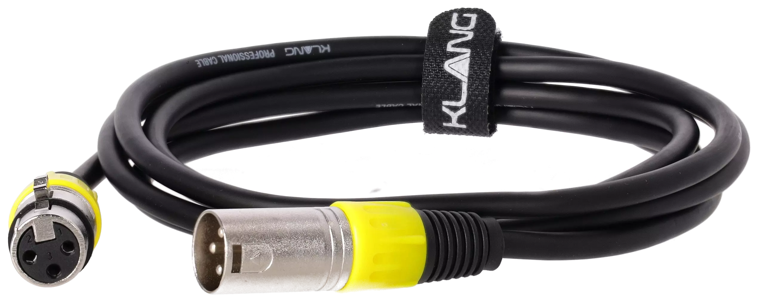 Klang Mikrofonkabel ECO, 2 Meter XLR male - XLR female 1