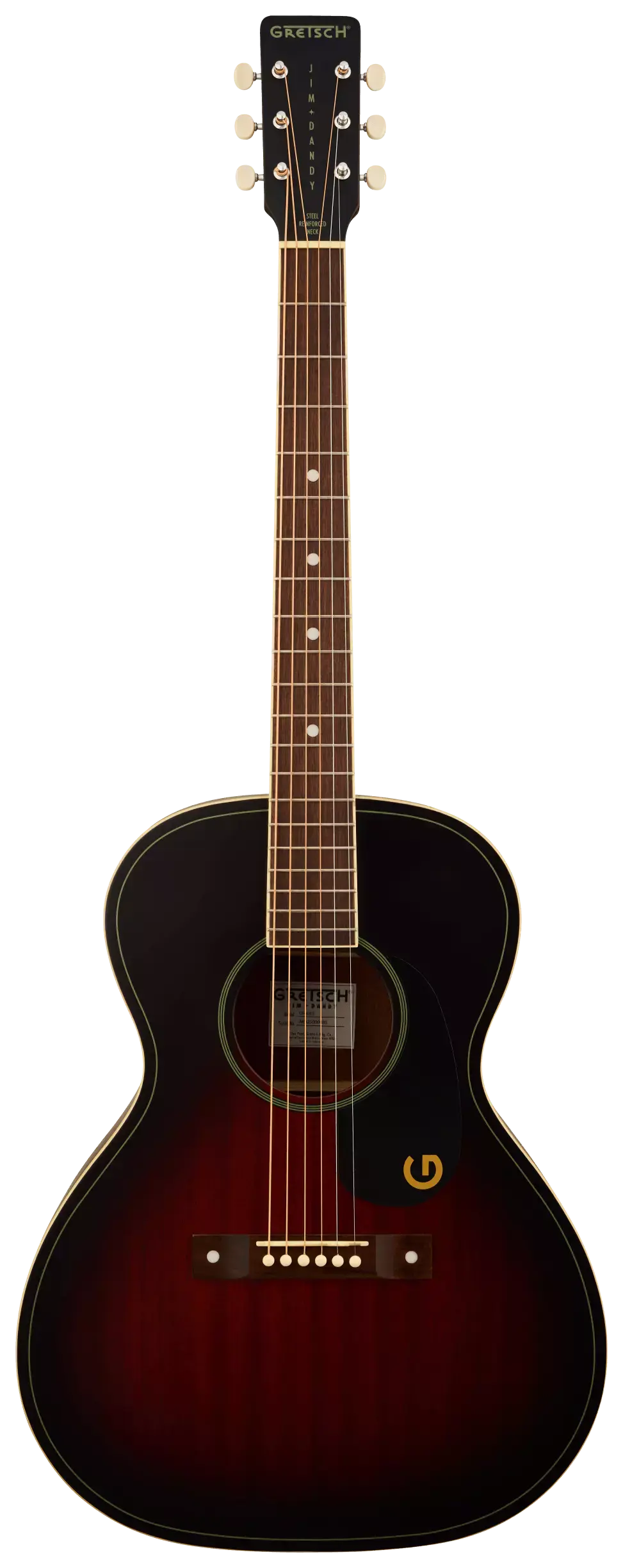 Gretsch Jim Dandy Concert MAH WPG DP CHRY BRST 5