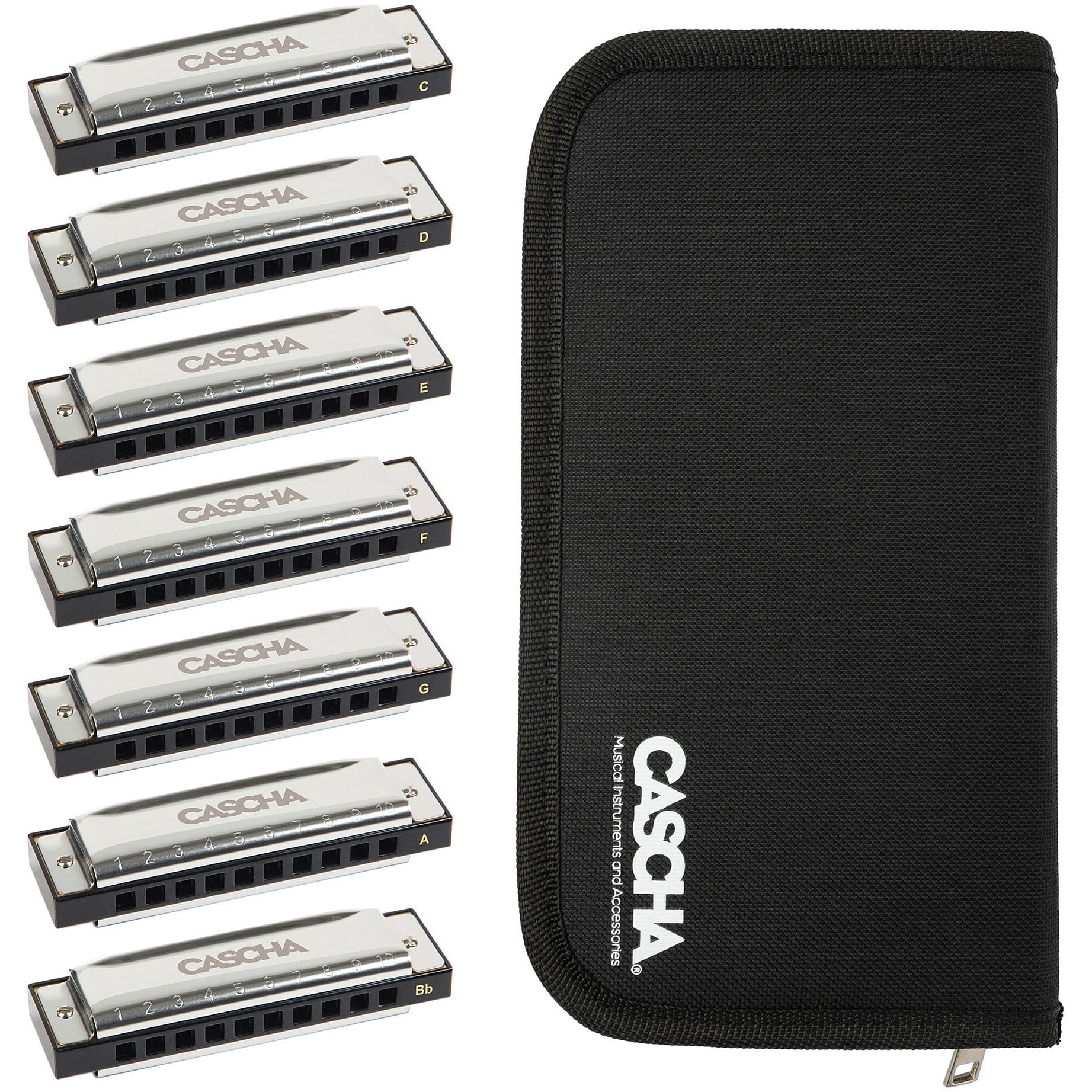  Blues Harmonica Set (7-Pack)