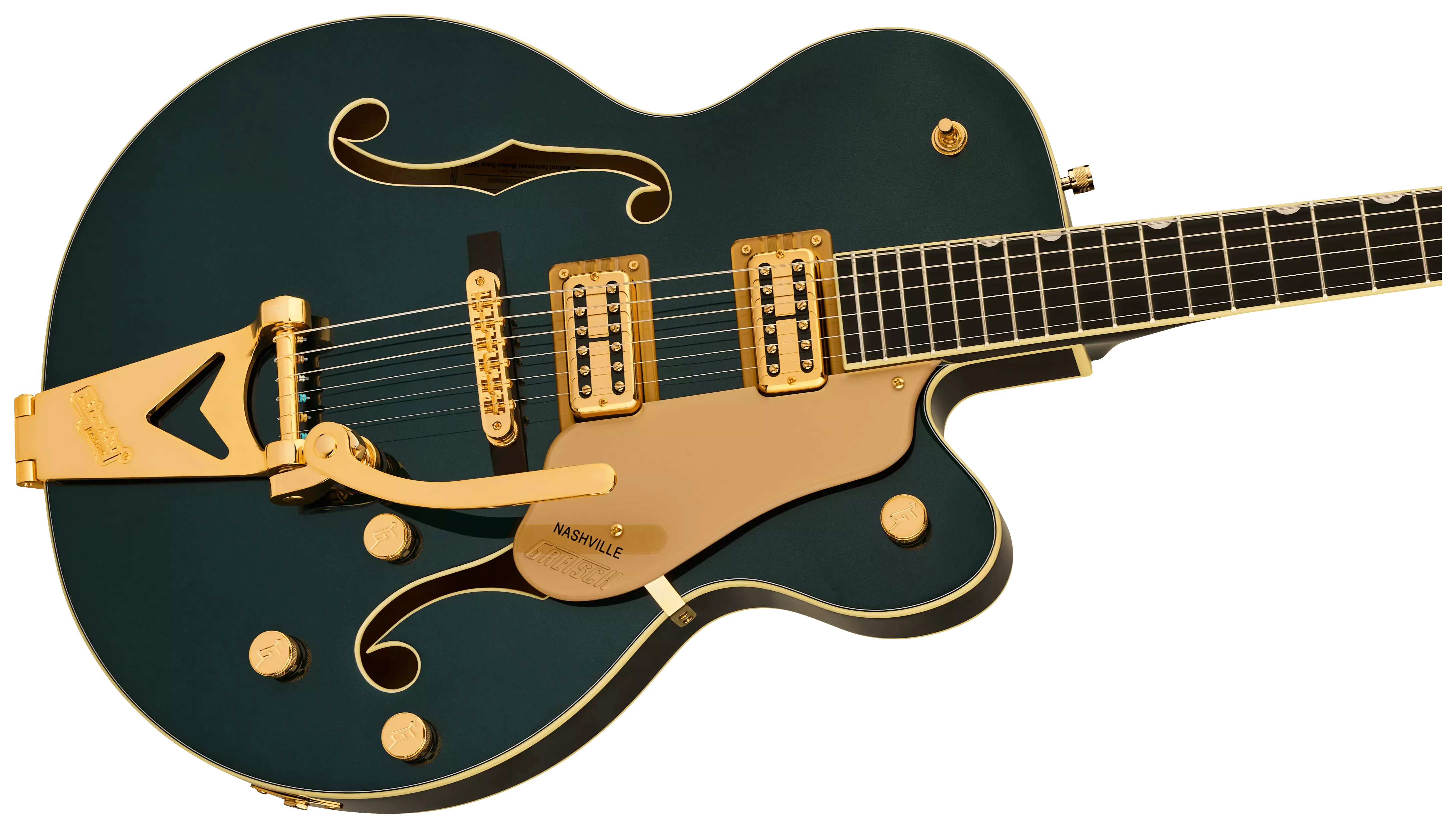 Gretsch Synchromatic Nashville Hollow Body SC Bigsby EB Cadillac Green 2