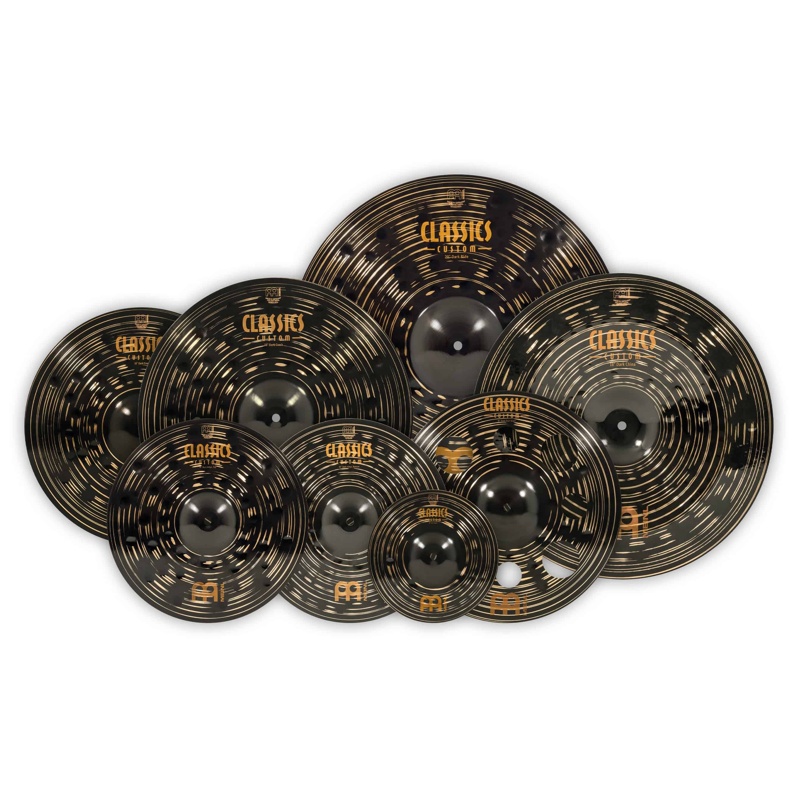 Meinl Cymbals CCD-CS2 - Classics Custom Dark Expanded Cymbal Set 1