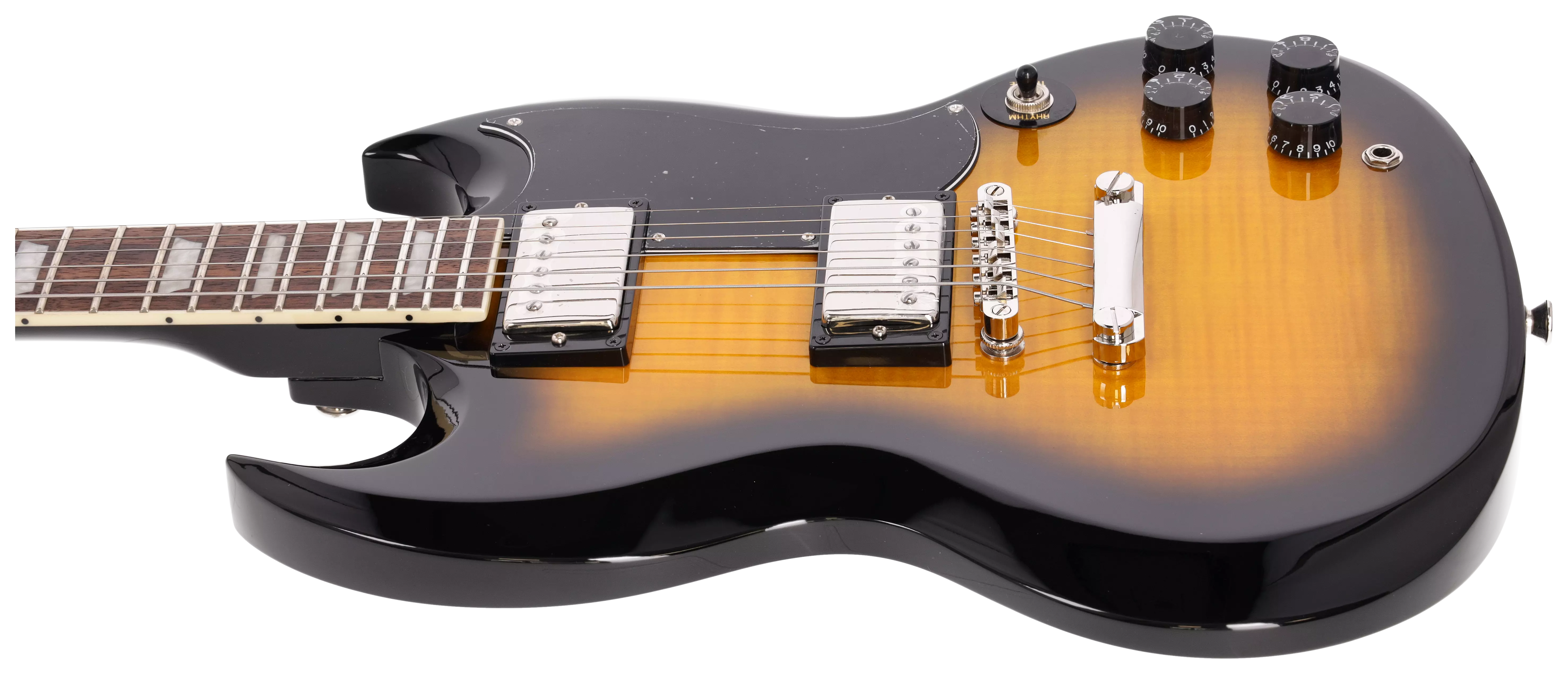 Epiphone SG Tribute Plus Vintage Sunburst 5
