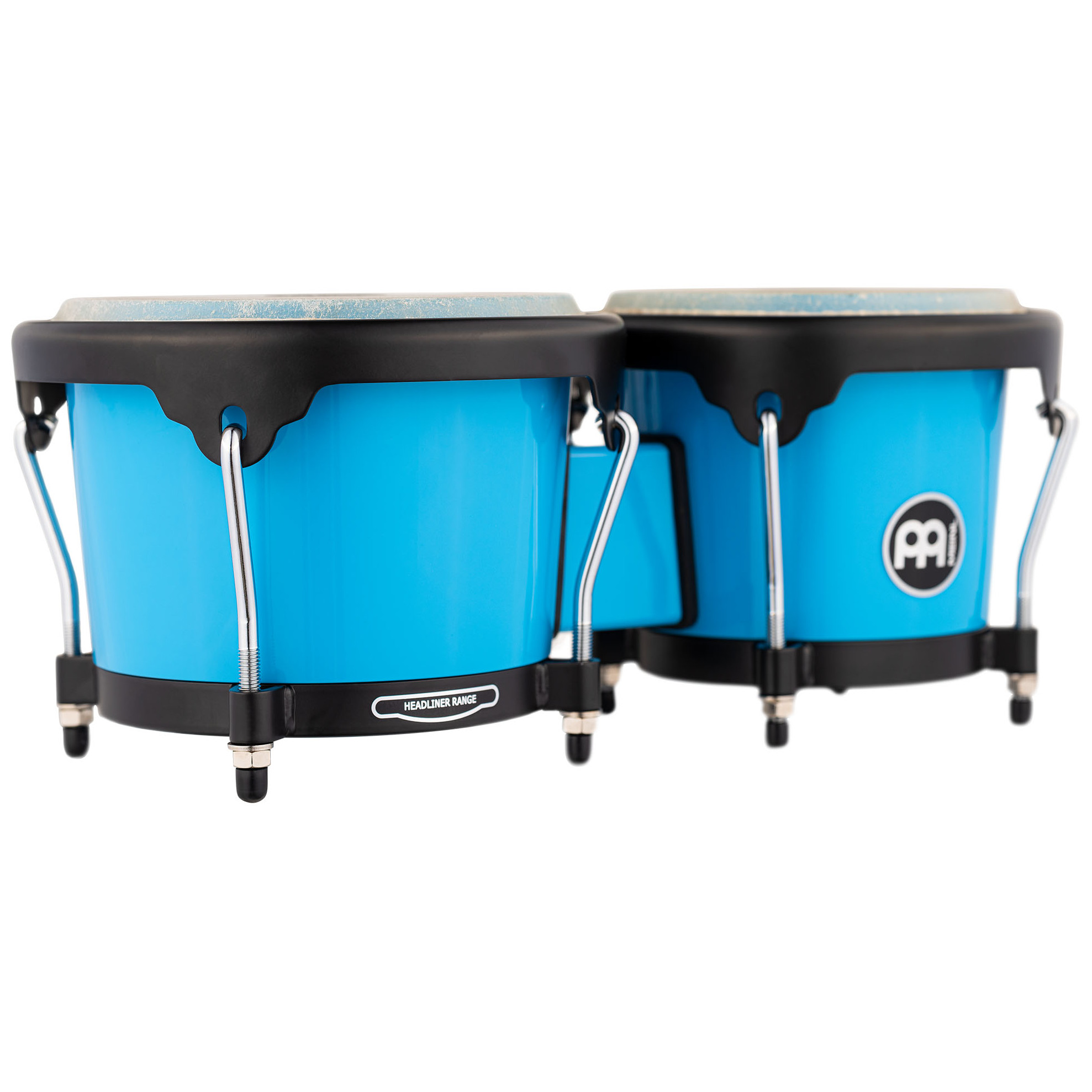 Meinl Percussion HB50GB - 6 1/2" & 7 1/2" Molded ABS Bongo, Glacier Blue  4