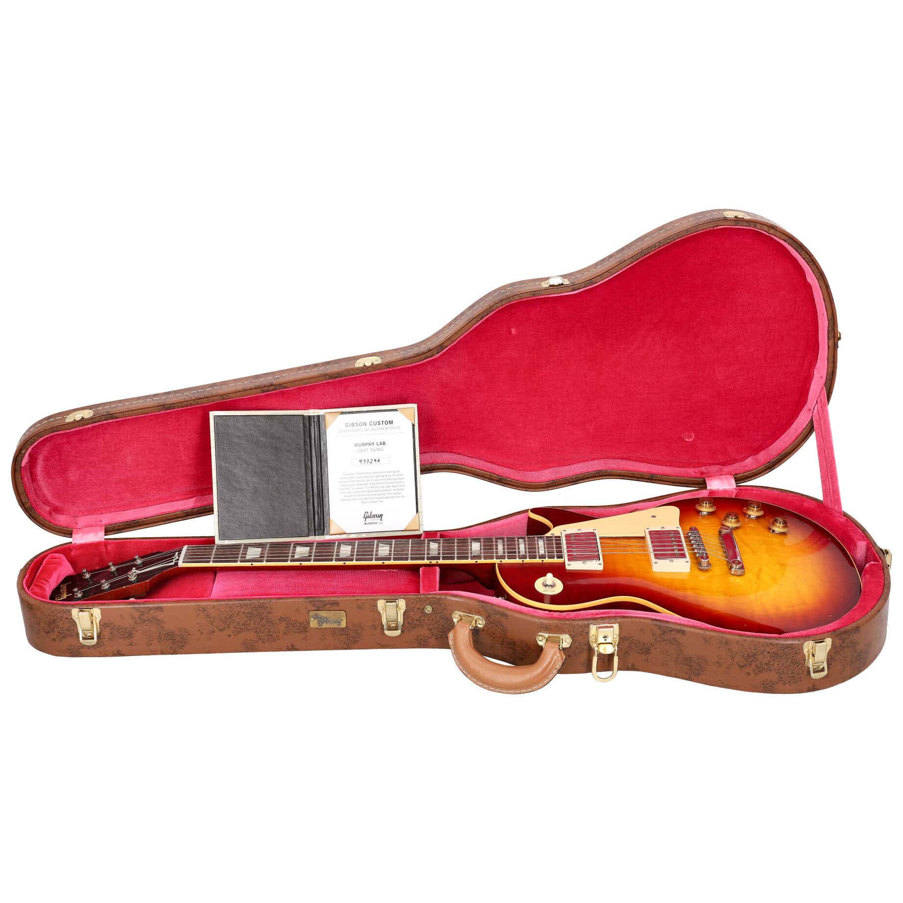 Gibson 1959 Les Paul Standard Iced Tea Burst Light Aged Murphy Lab Session Select #4 20