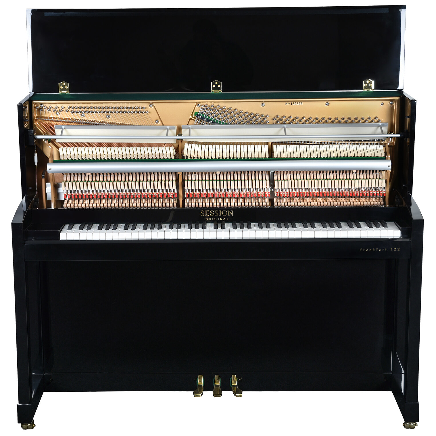 Session Original Walldorf 109 Klavier Schwarz Hochglanz mit Silent System 10021576-2