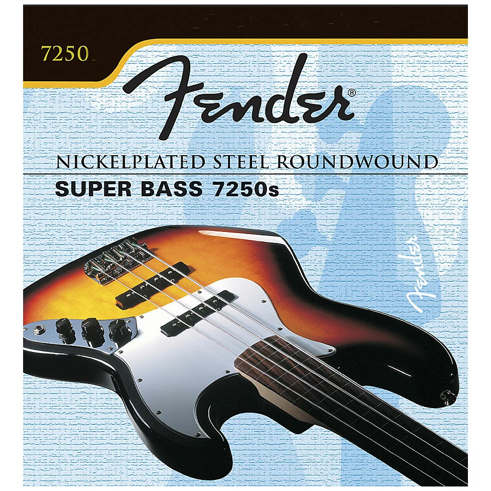 Fender SubSonic™ 7250 Nickel-Plated Bass Strings 050-105