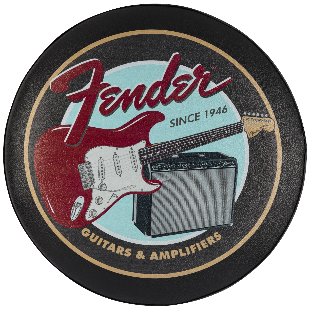 Fender Guitars & Amps Barhocker 30 Zoll mit Pickhalter 2