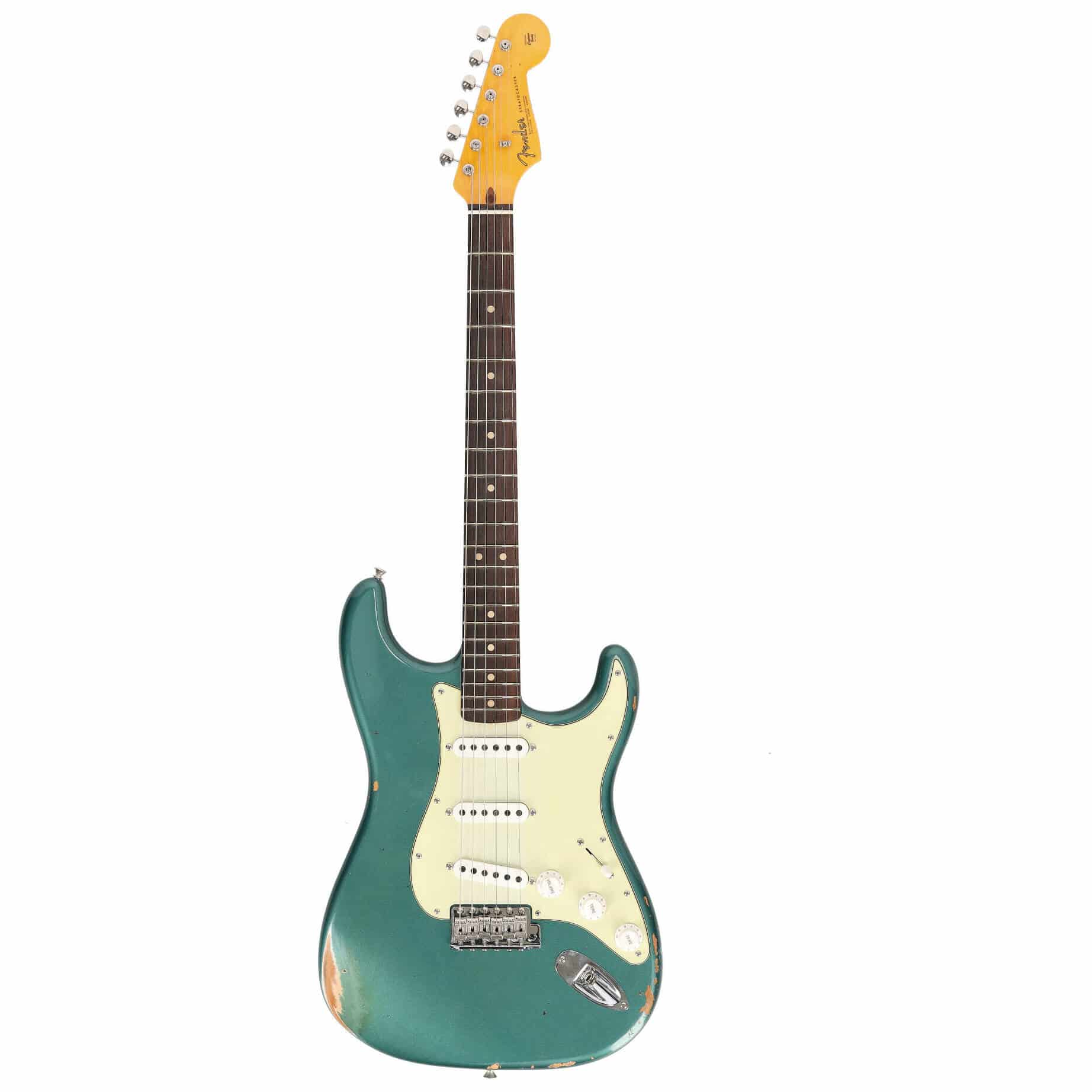 Fender Custom Shop 1963 Stratocaster Relic Aged Sherwood Green Metallic #1