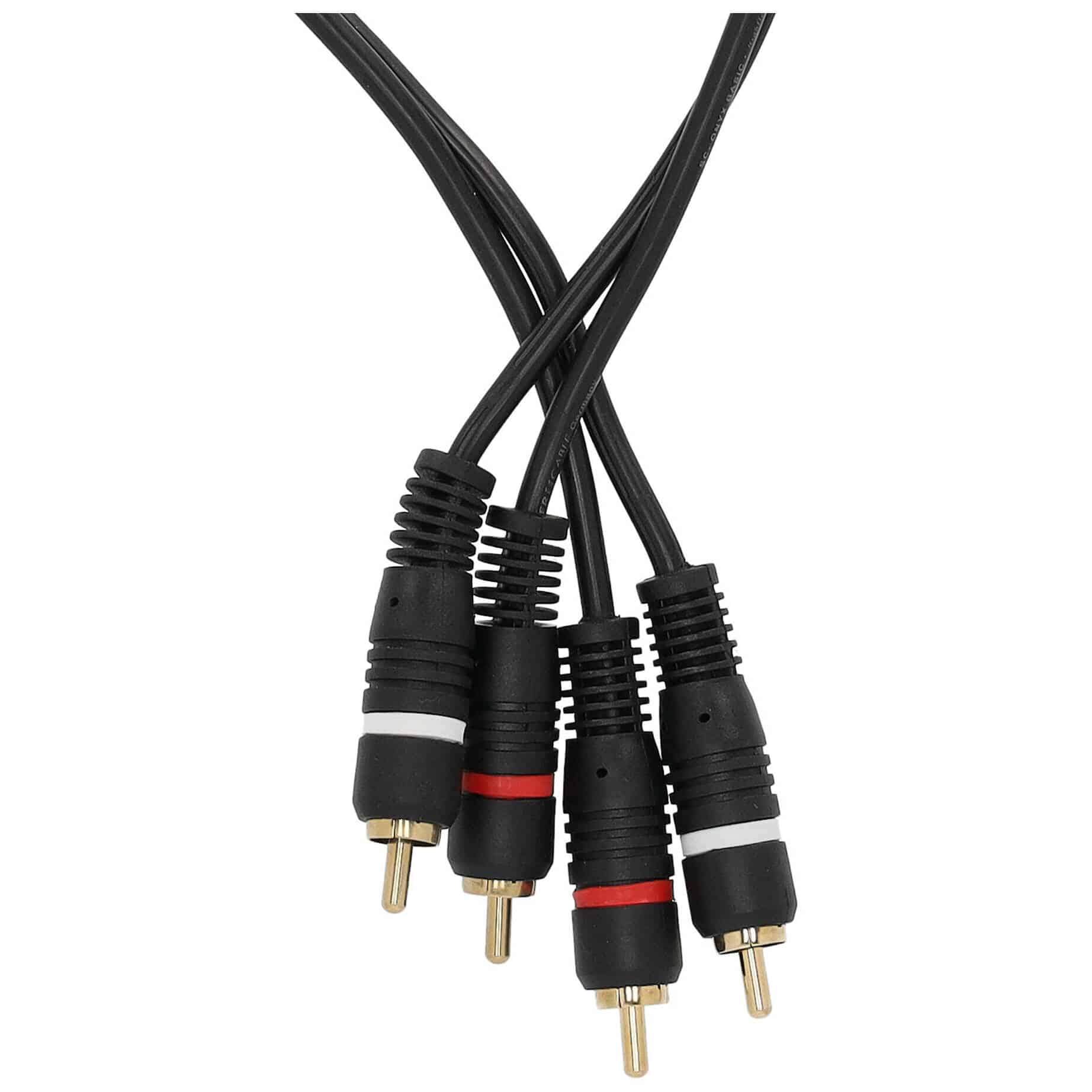 Sommer Cable BV-CICI-0300 SC-Onyx Basic 2 x Cinch Male - 2 x Cinch Male 3 Meter 2