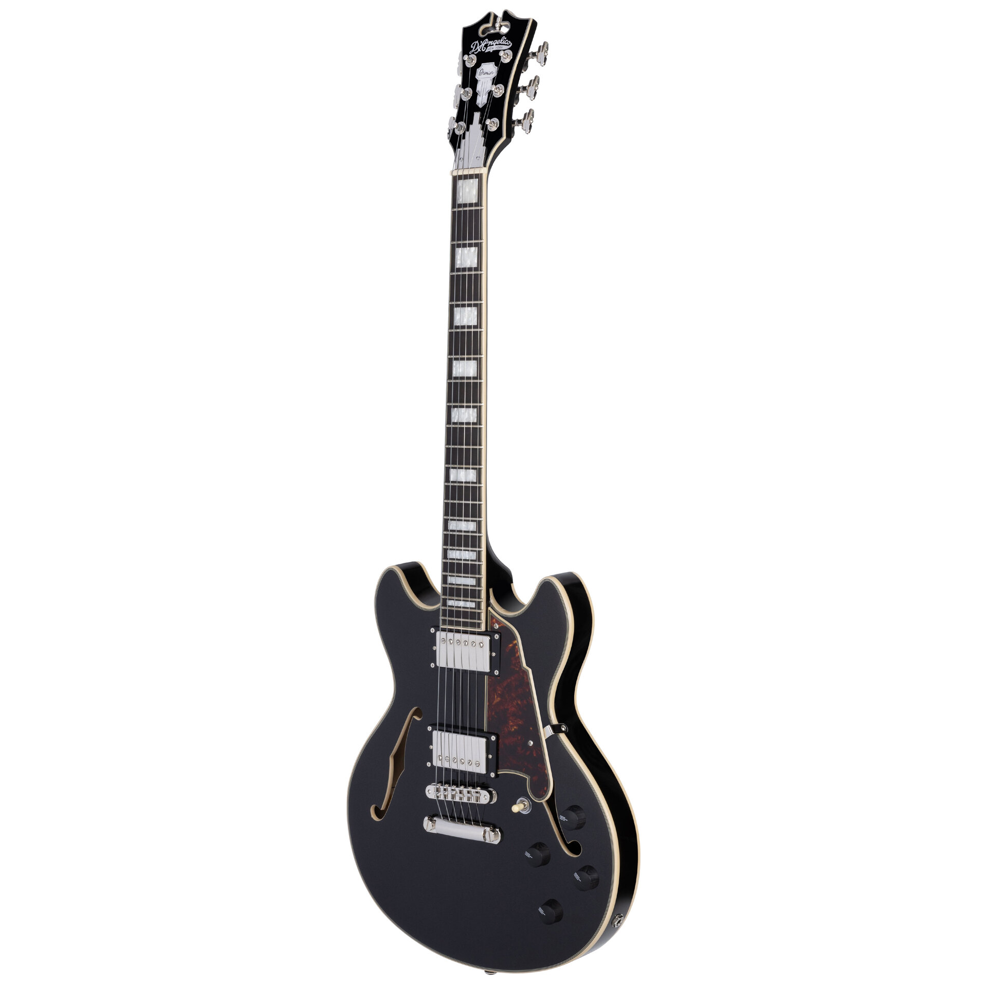 D’Angelico Guitars Premier Mini DC Black Flake 3