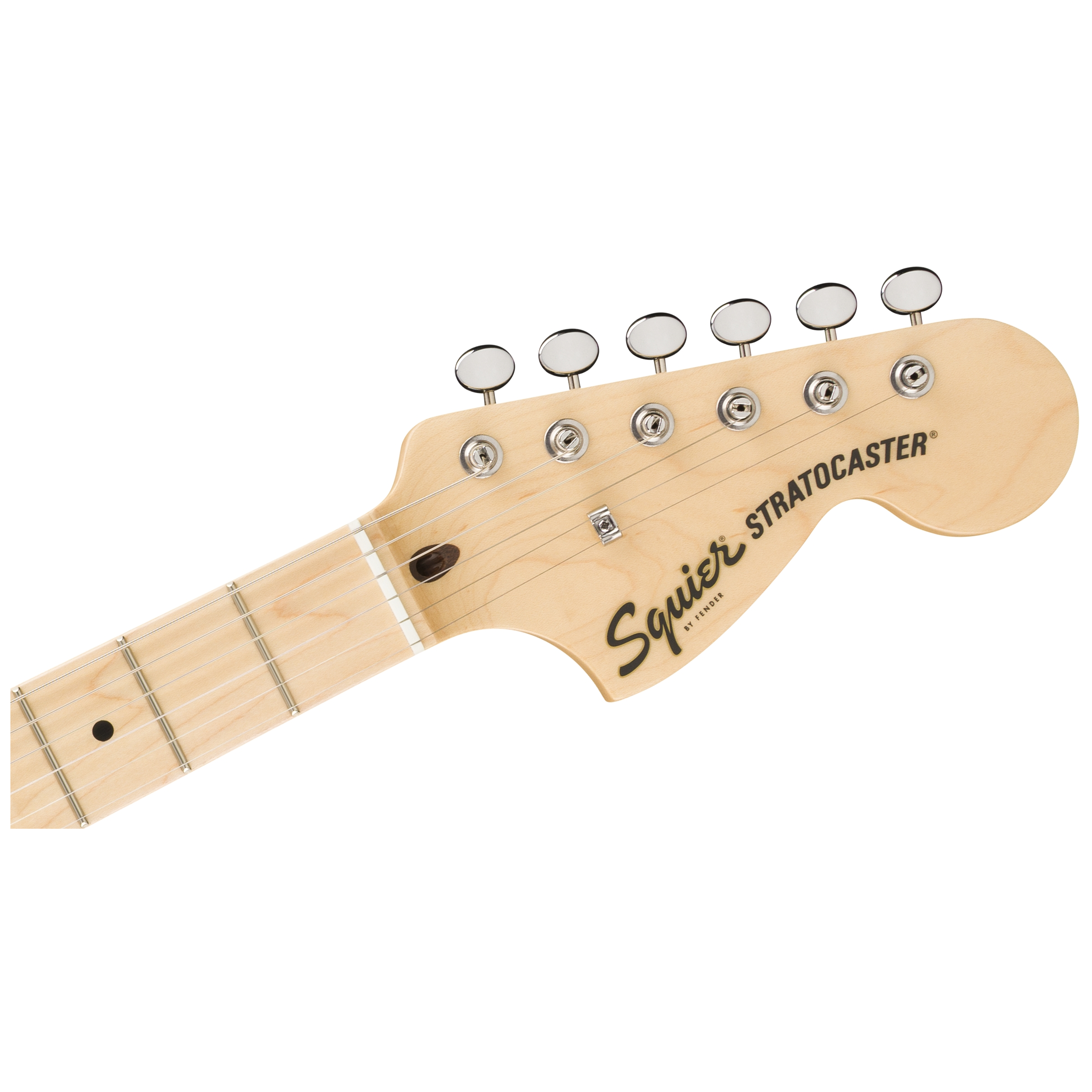 Squier by Fender Paranormal Stratocaster DLX MN Parchment PG Lake Placid Blue 4