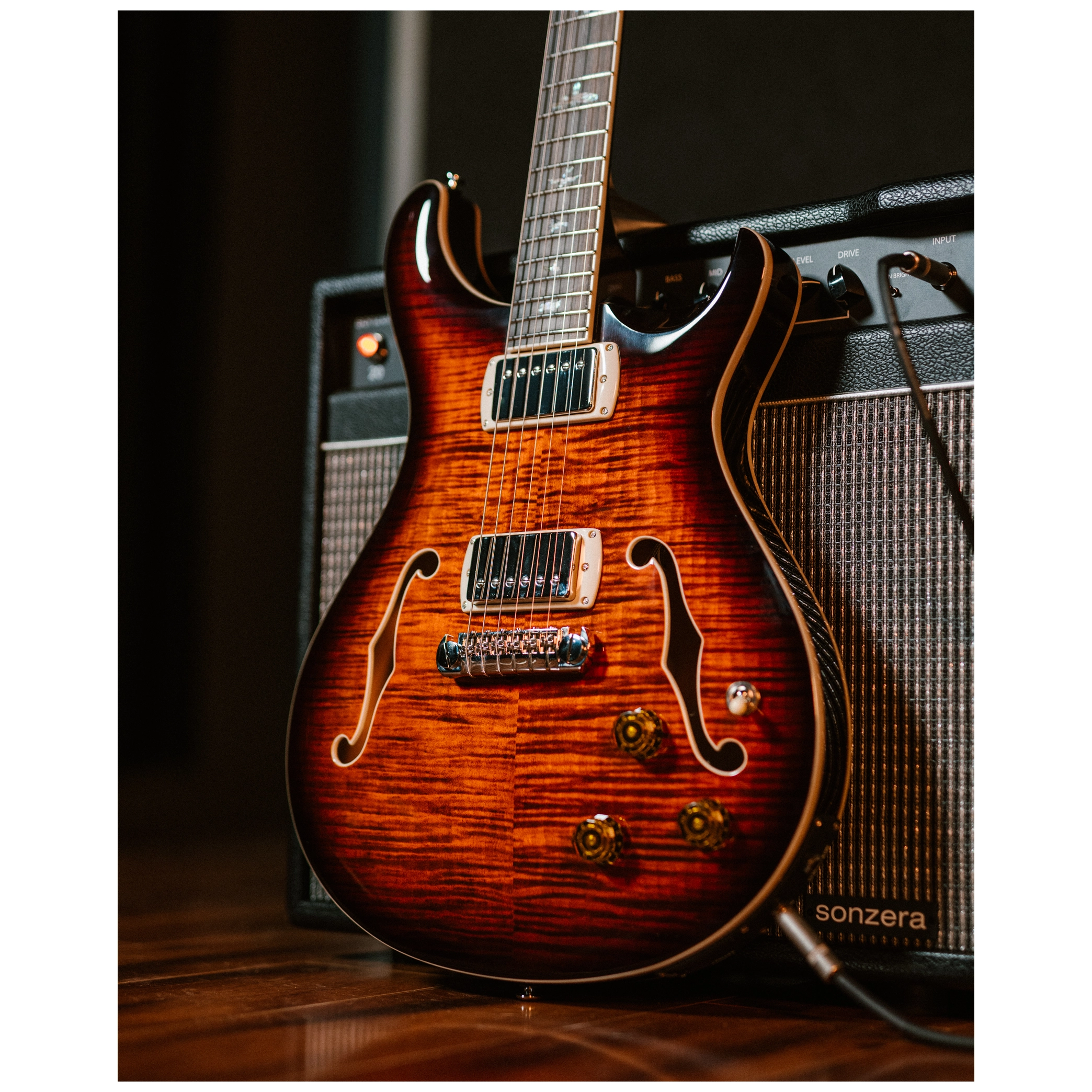 PRS SE Hollowbody II Piezo OB 1