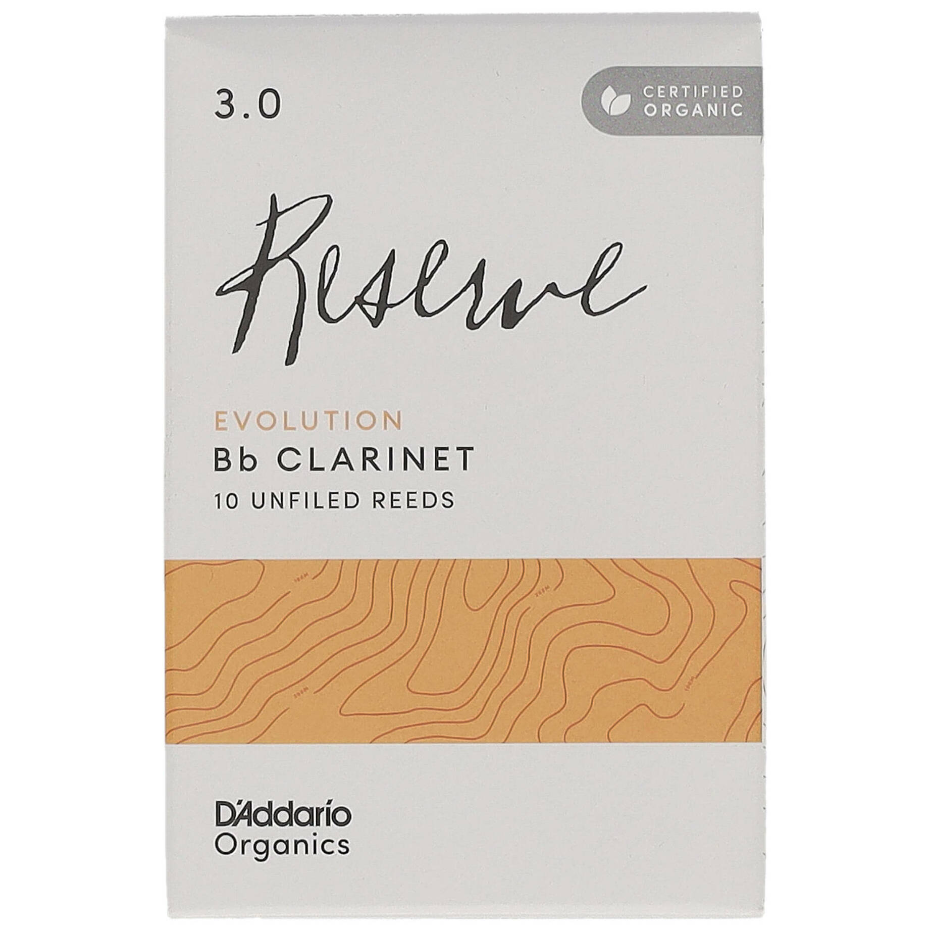 D’Addario Woodwinds Organic Reserve Evolution - Bb Klarinette 3,0 - 10er Pack