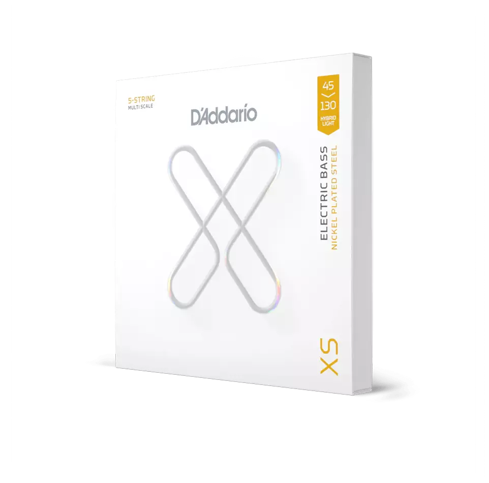 D’Addario XSB45130MS Bass Hybrid Light Multiscale 5-String 45-130