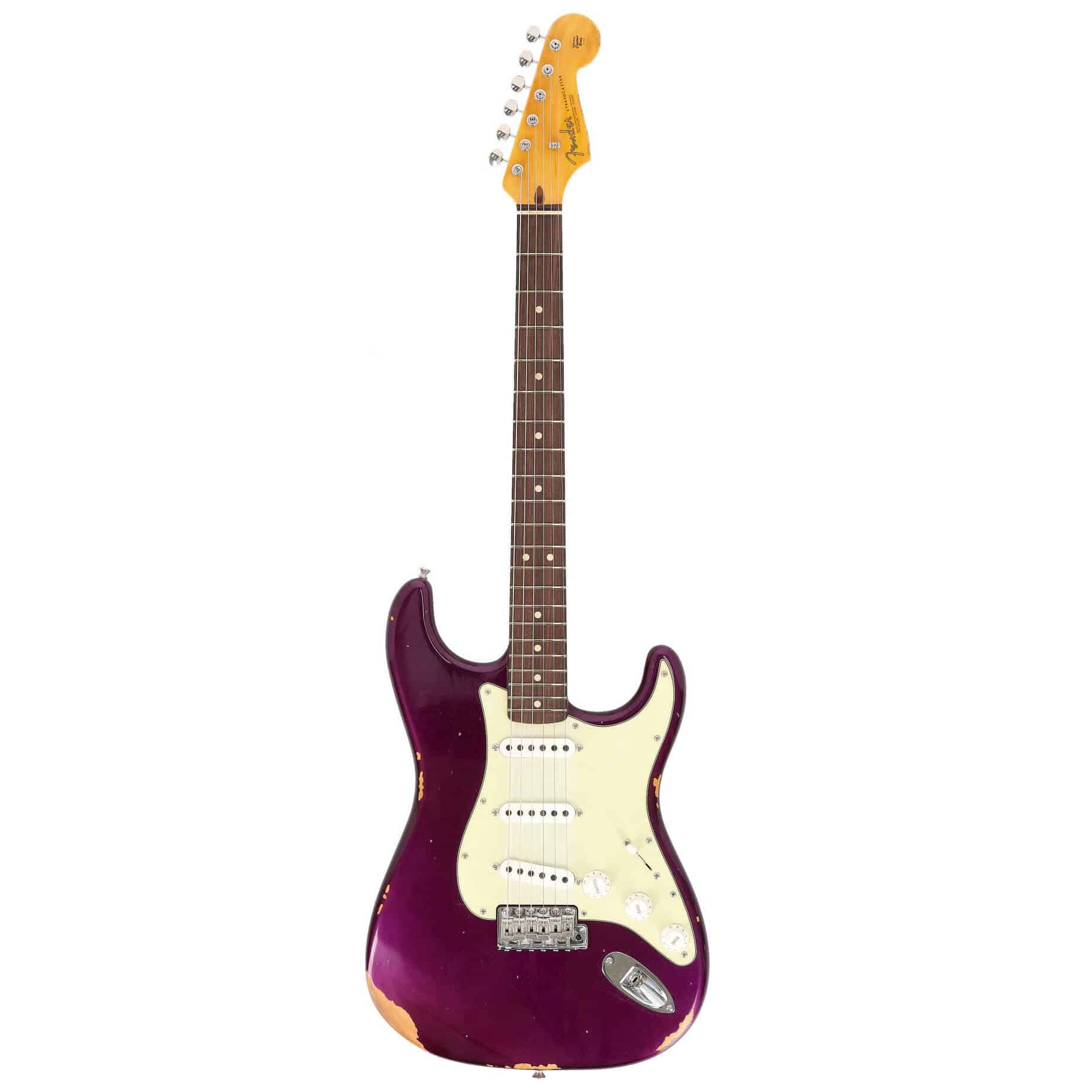Fender Custom Shop 1963 Stratocaster Relic Aged Purple Metallic #1