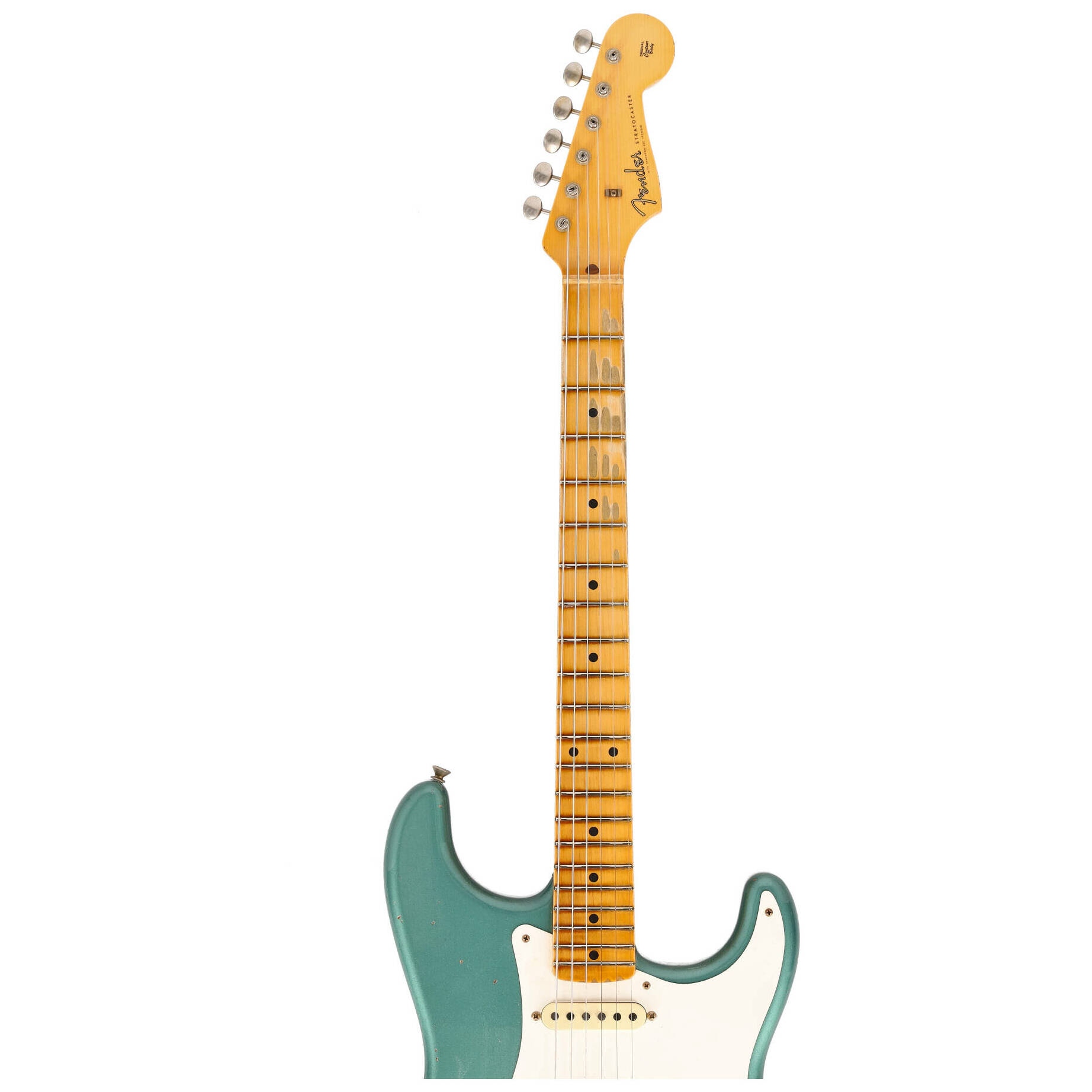 Fender LTD Custom Shop 57 Stratocaster Relic Faded Aged Sherwood Green Metallic 15