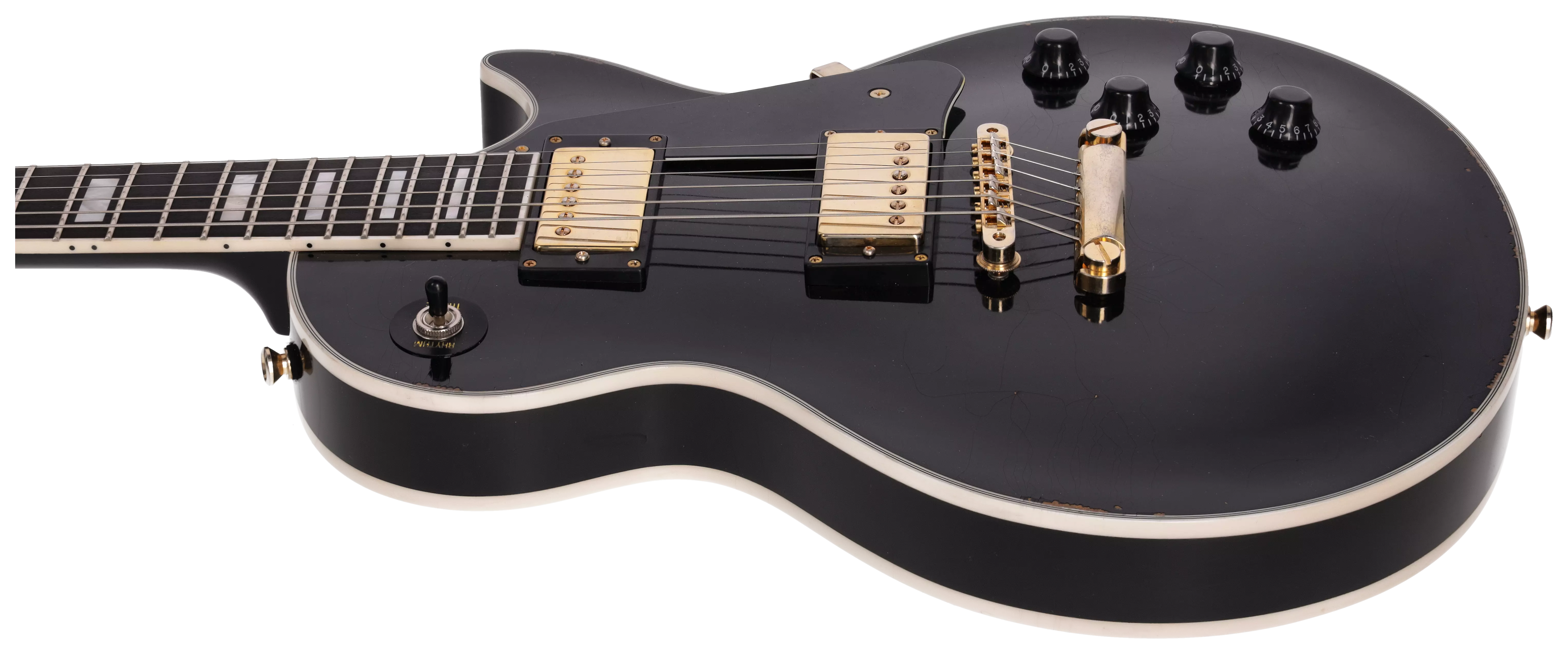 Maybach Lester Black Velvet 57 Custom 60s Slim Taper Aged #259449 5