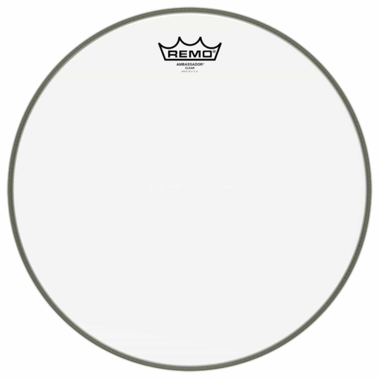 Remo Ambassador - Bass Drum Fell - 24  - Clear