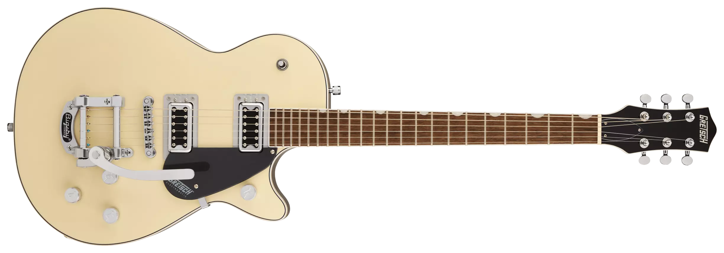 Gretsch G5230T Electromatic Jet FT SC Bigsby LRL Two-Tone Vintage White/ London Grey 6