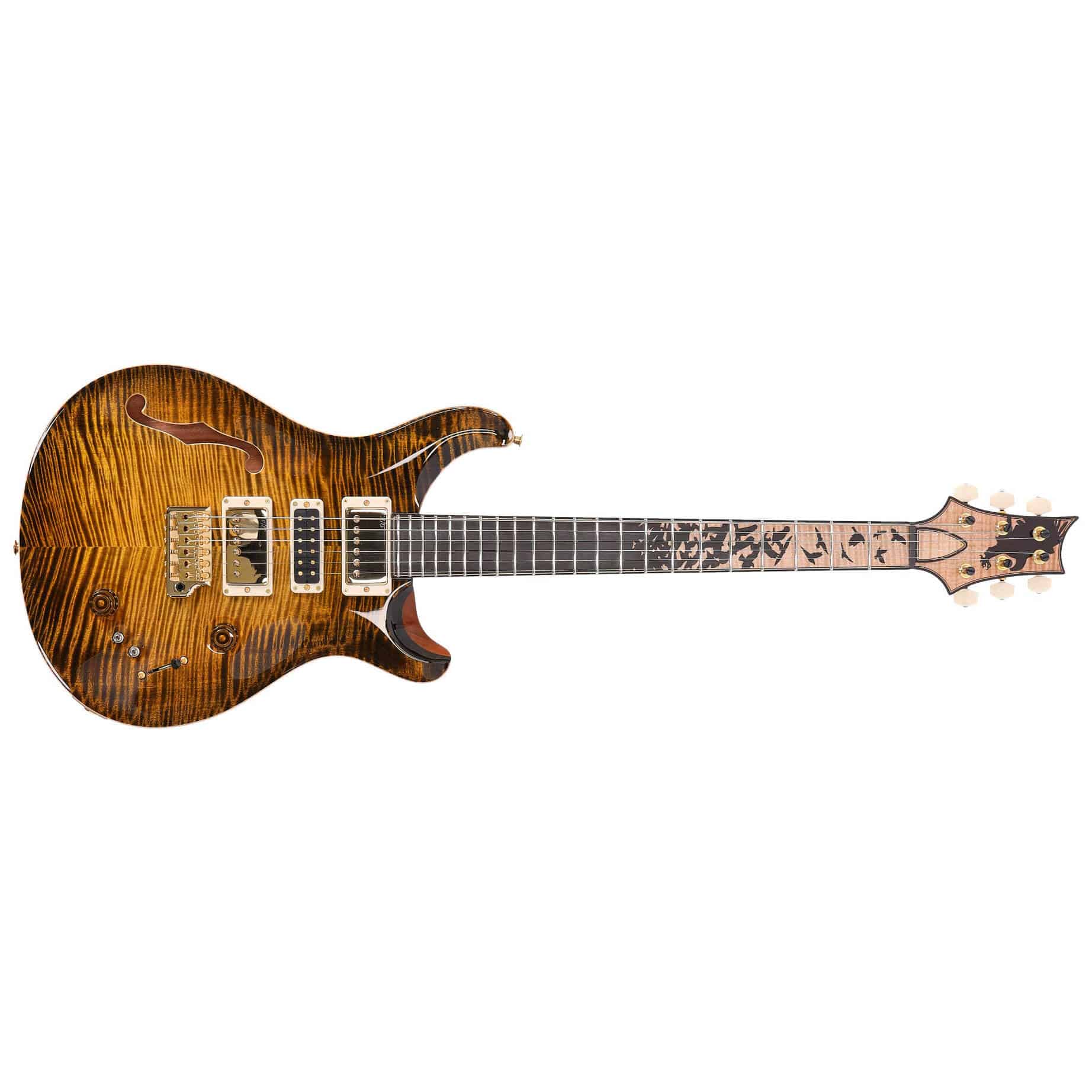 PRS Special 22 Semi Hollow Birds of a Feather Tiger Eye Glow Private Stock 1