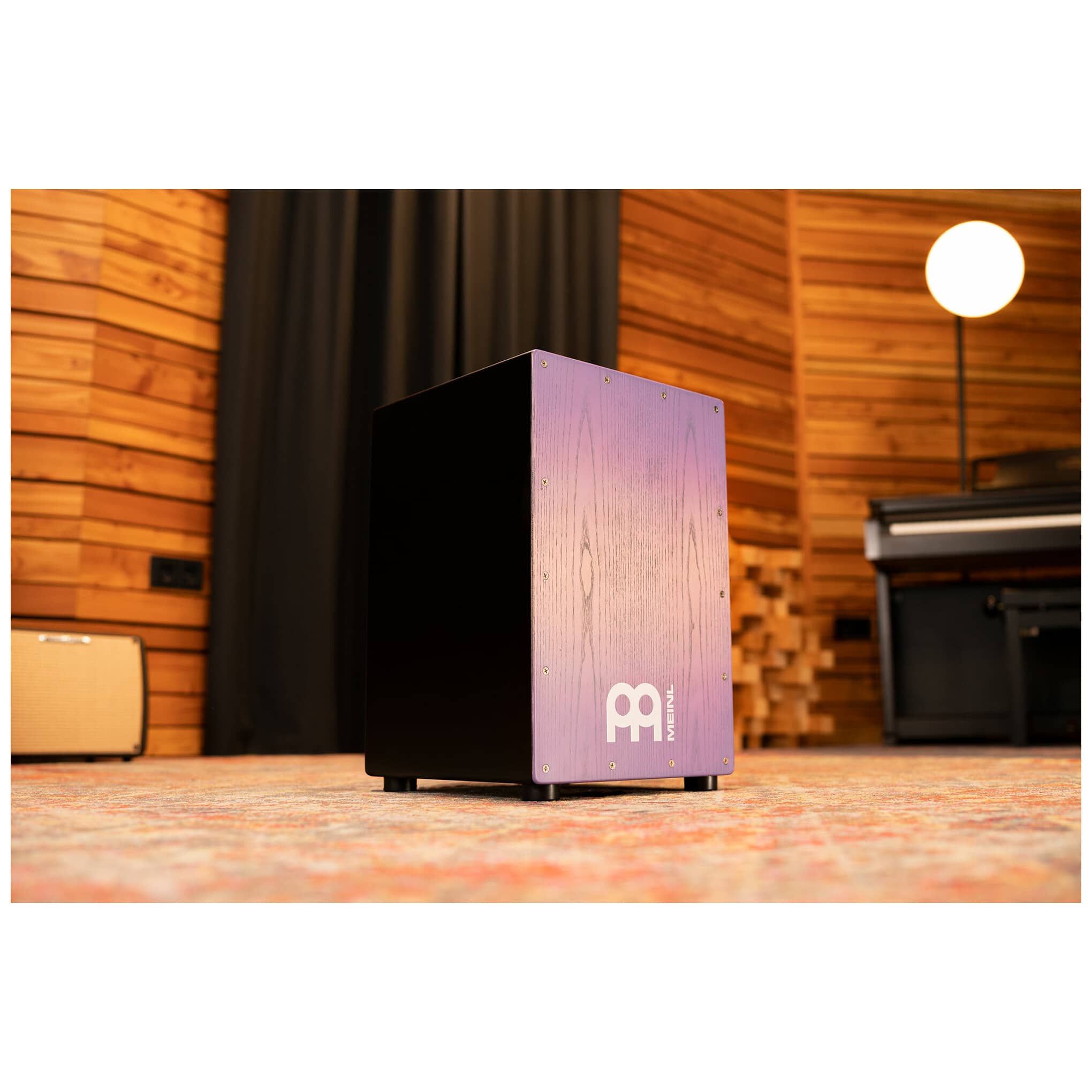 Meinl Percussion MCAJ100BK-LPF - Headliner® Series Snare Cajon, Lilac Purple Fade  5