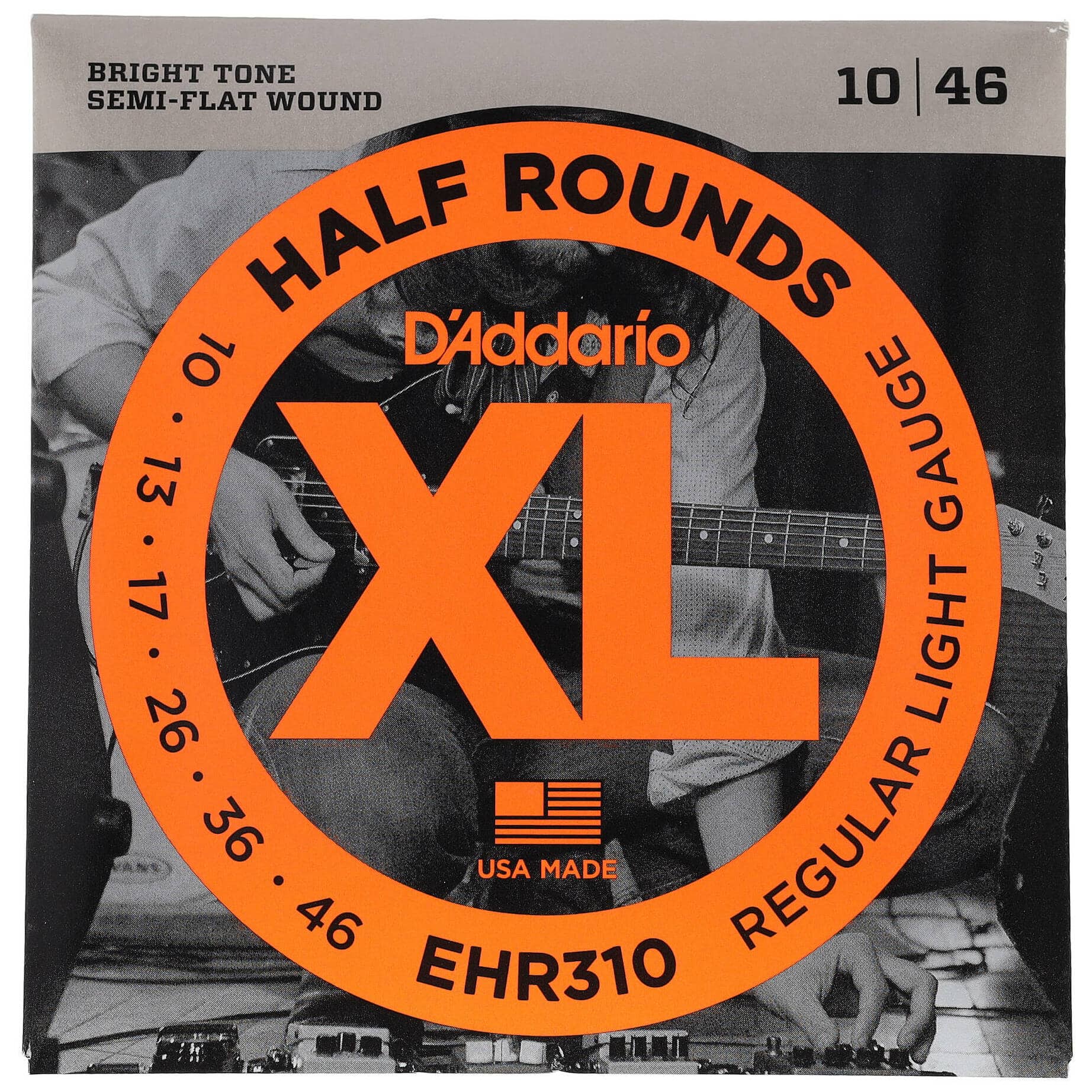D’Addario EHR310 - Half Rounds, Regular Light | 010-046