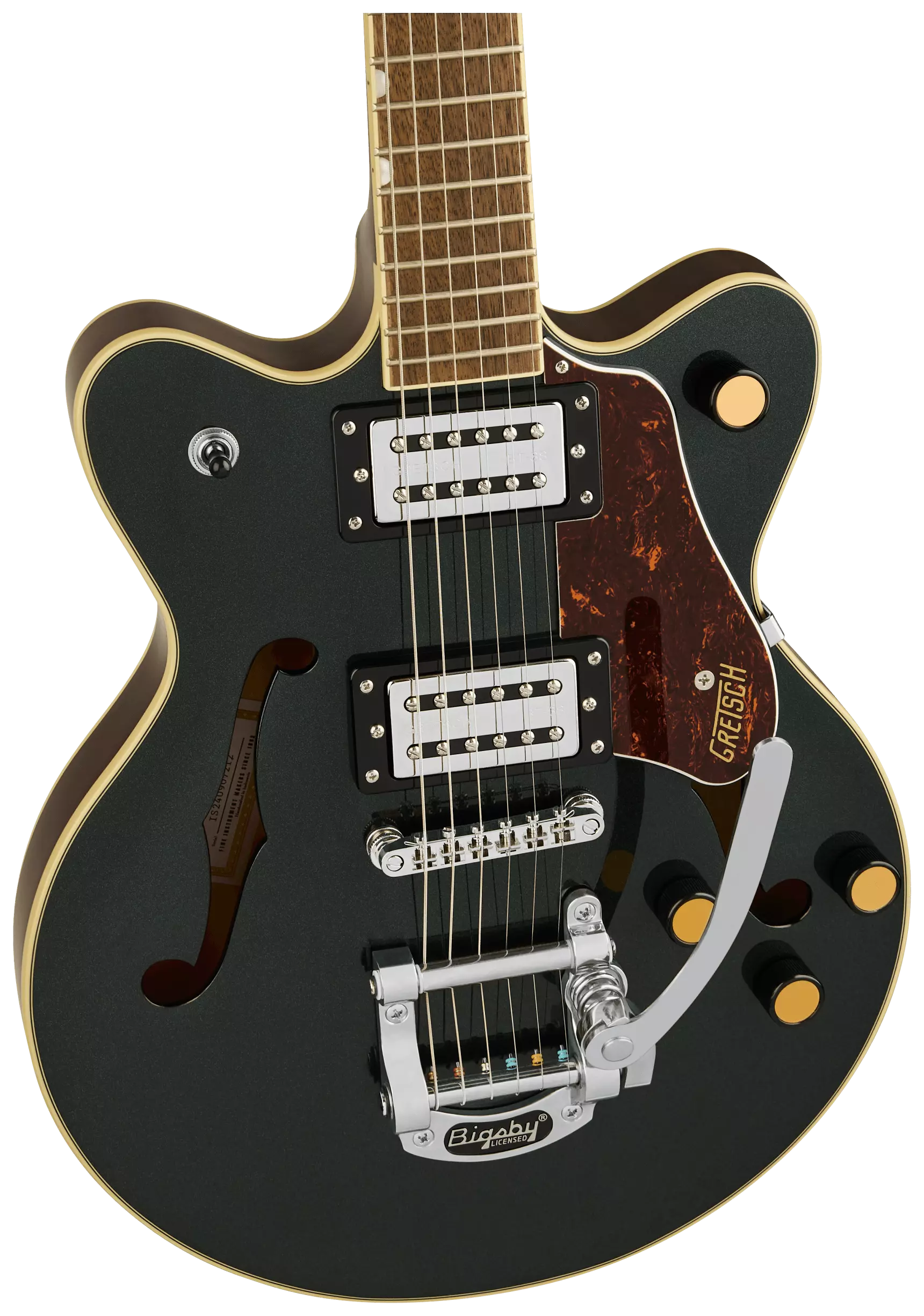 Gretsch G2655T Streamliner Center Block Jr. DC Bigsby LRL Cadillac Green 3