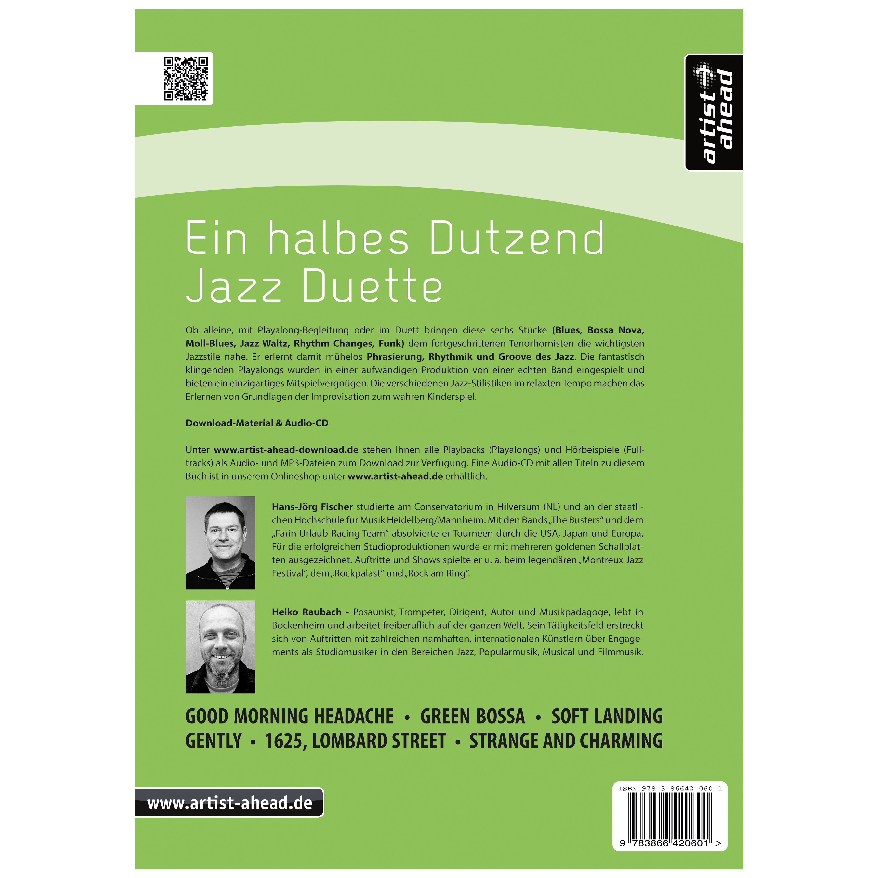 Artist Ahead Ein halbes Dutzend Jazz Duette - Vol. 1 - Tenorhorn - Hans-Jörg Fischer 1