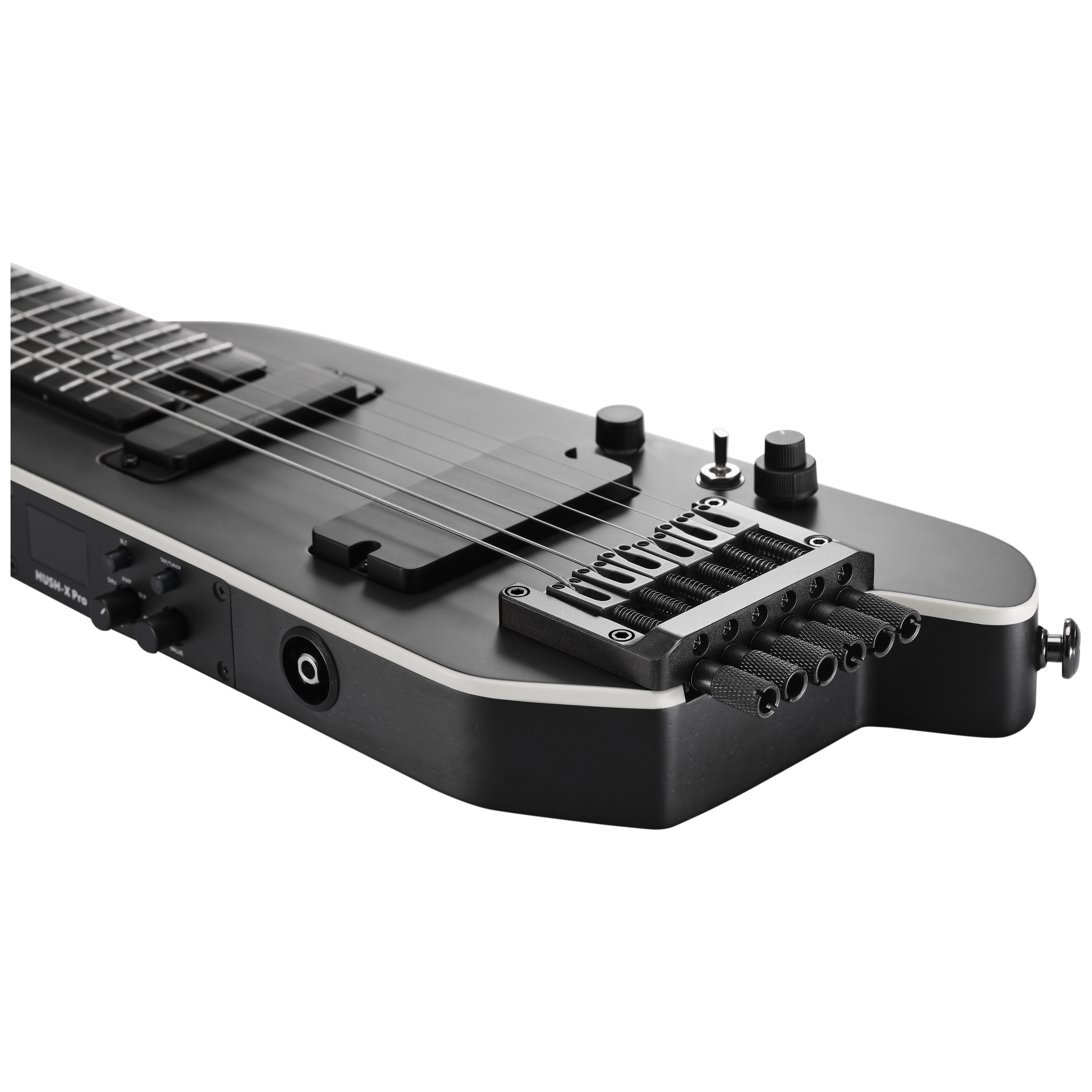 Donner HUSH-X Pro Traveler Guitar Black 6