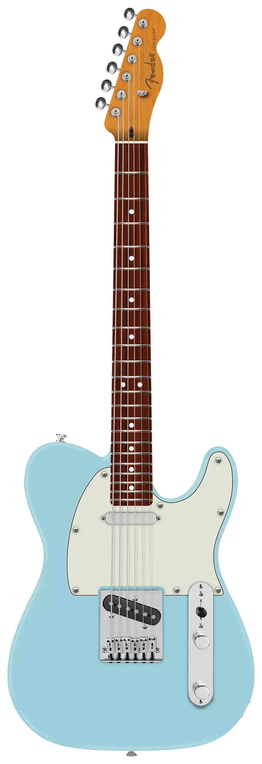 Fender 75th Anniversary Player II Telecaster RW Daphne Blue
