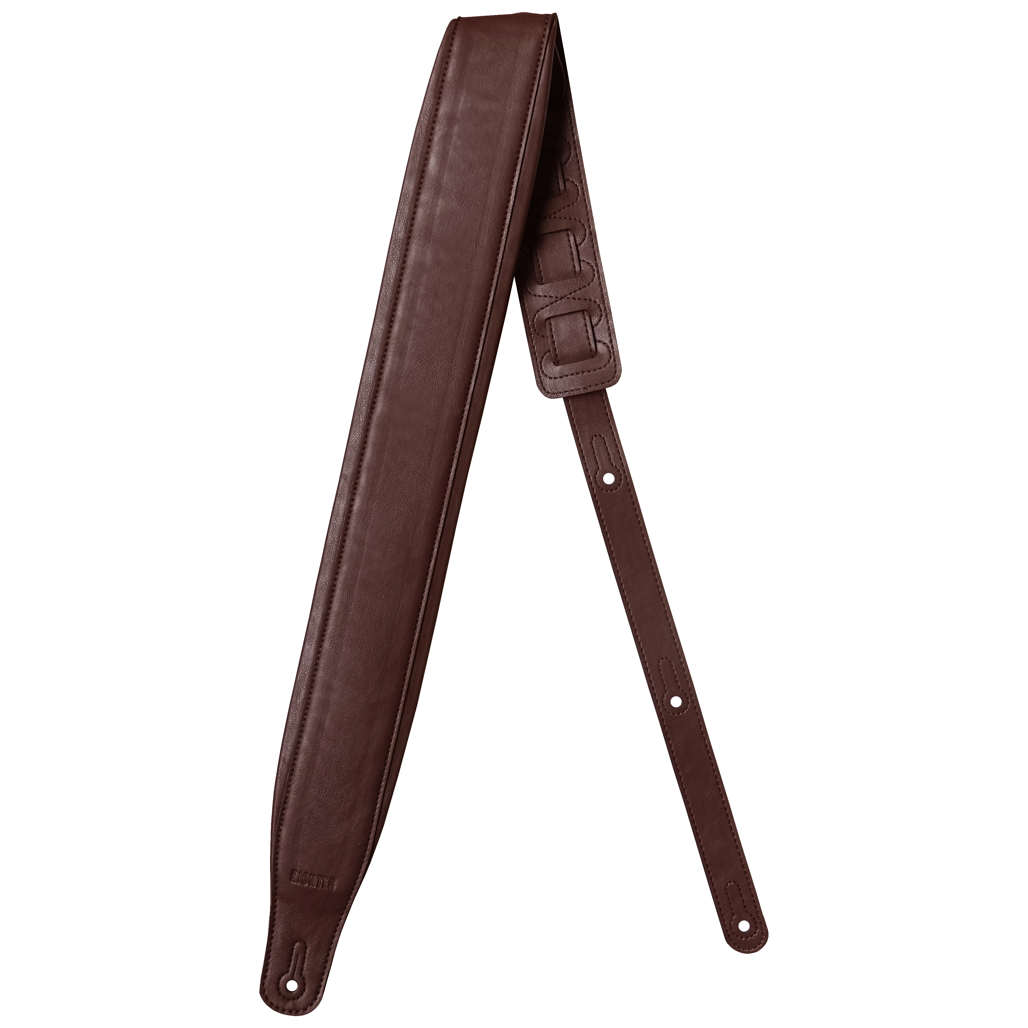 Richter Backline Gitarrengurt Leatherette I Vegan Brown 1
