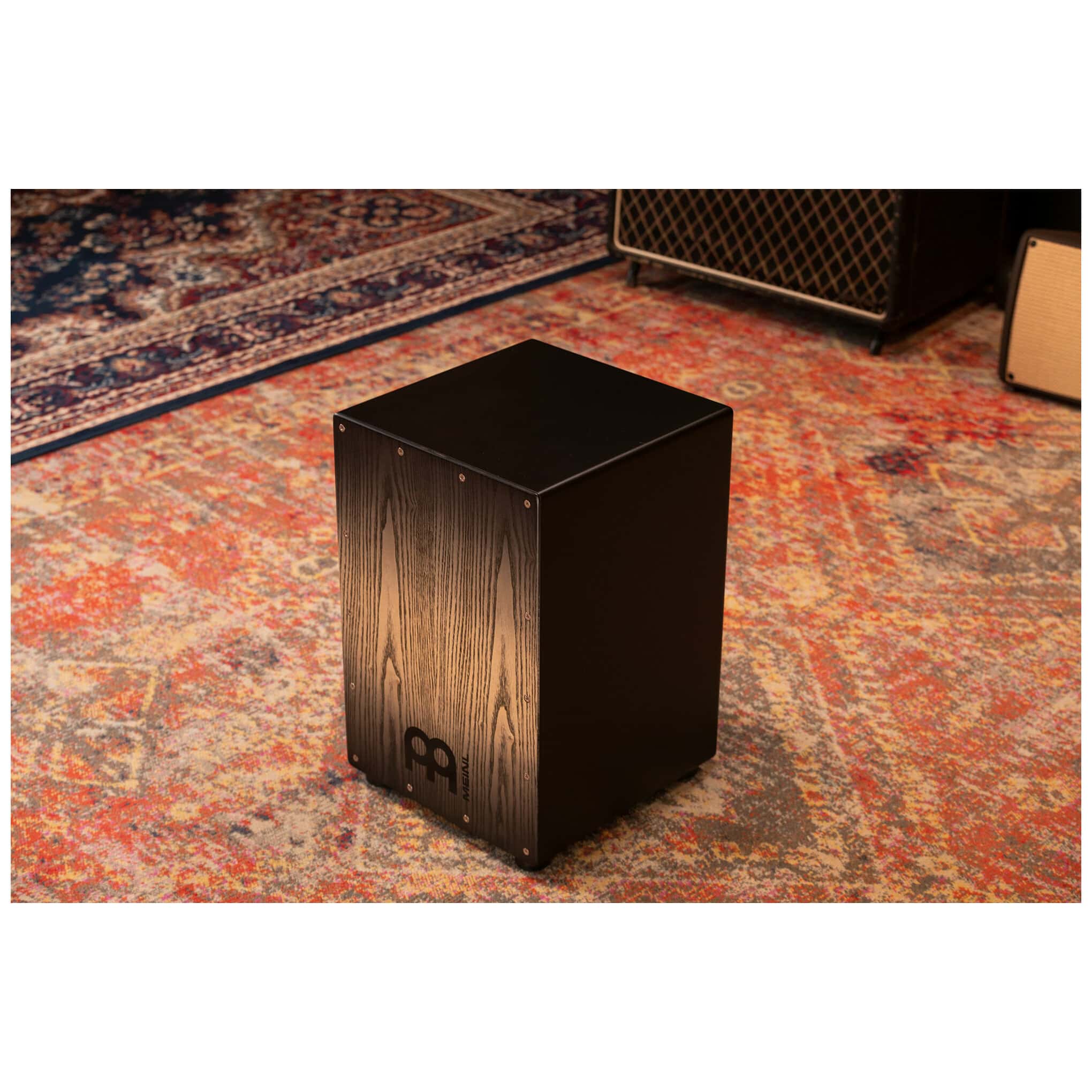 Meinl Percussion MCAJ100BK-CBF - Headliner® Series Snare Cajon, Charcoal Black Fade  7