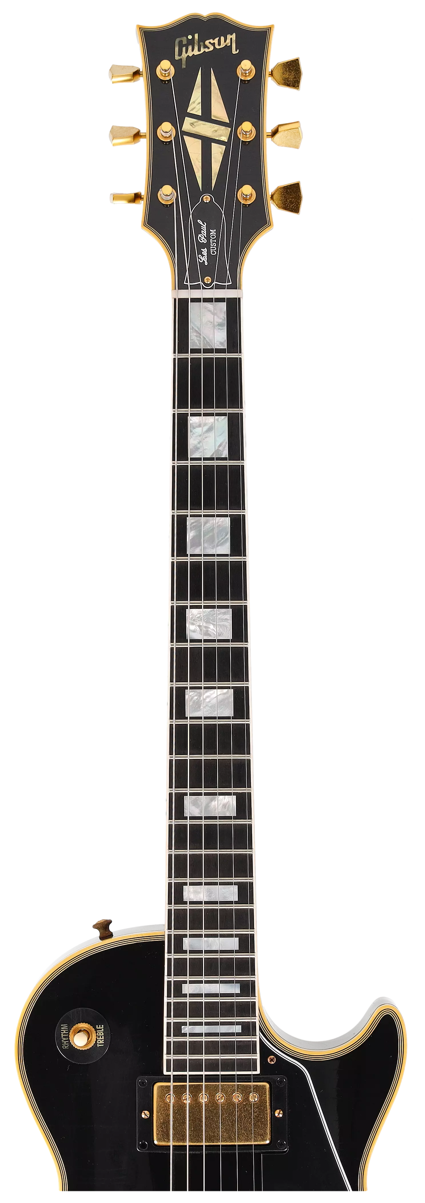 Gibson 1968 Les Paul Custom Reissue Ultra Light Aged Ebony Murphy Lab #6 9