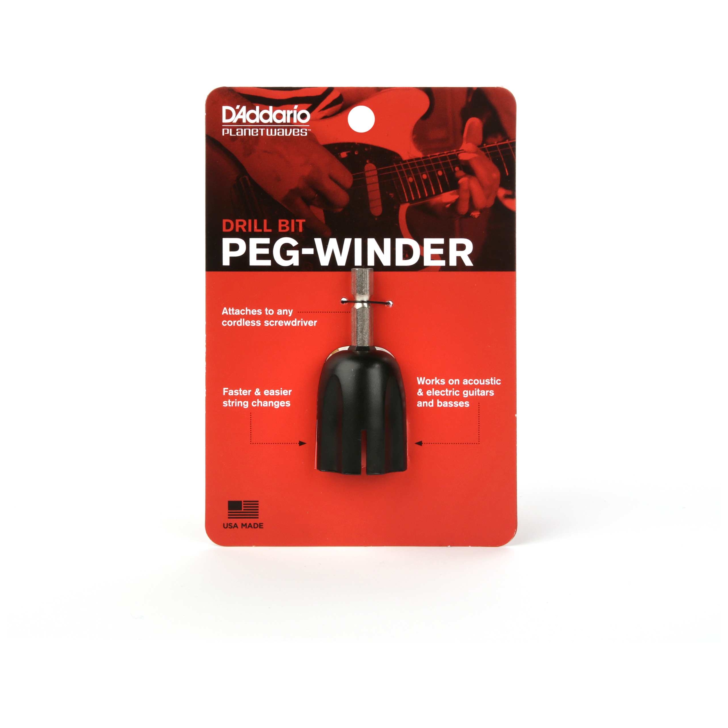 Image of D’addario pw dbpw 01  drill bit peg winder 10006572 3