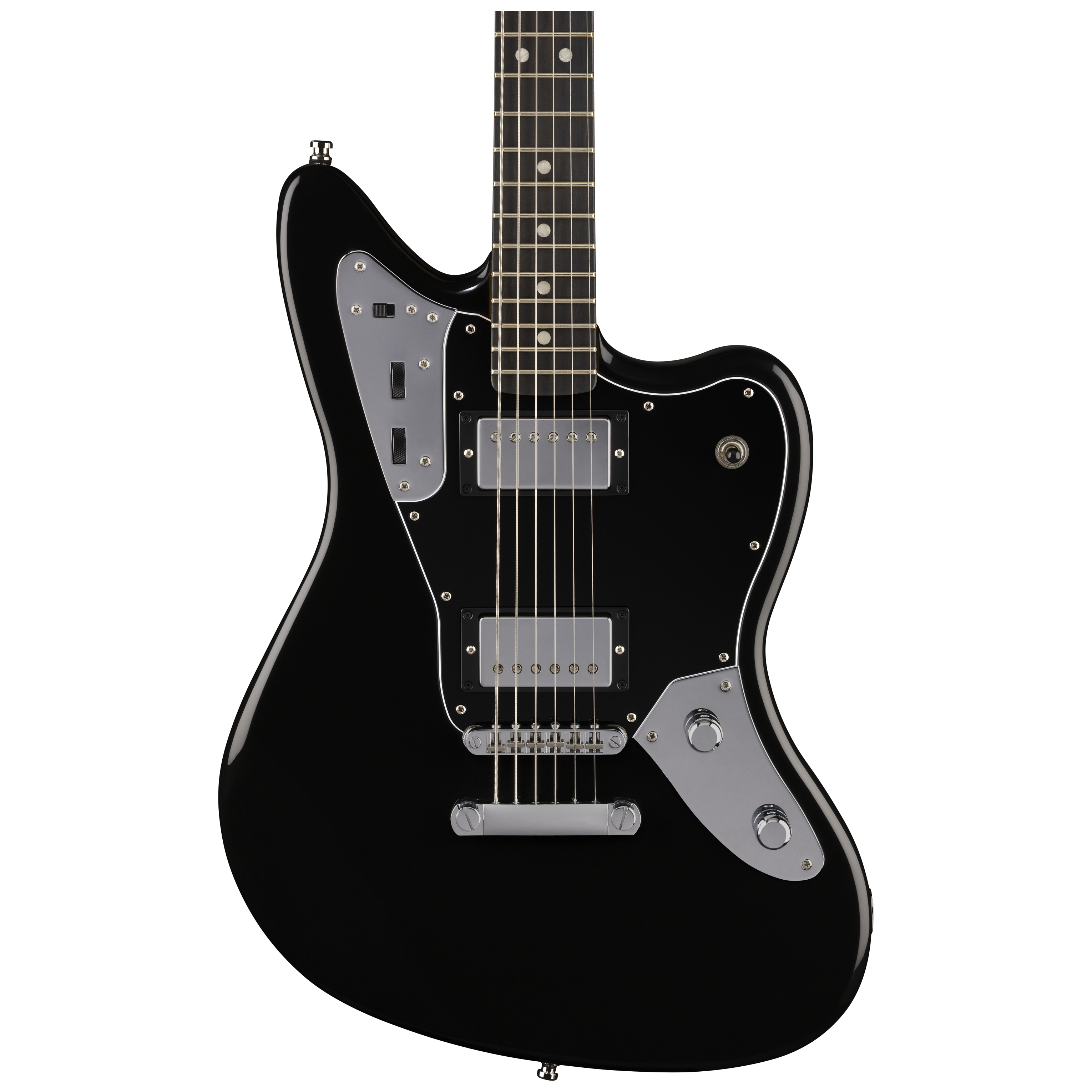 Fender LTD Edition Player Fusion Jaguar Baritone EB Black 3