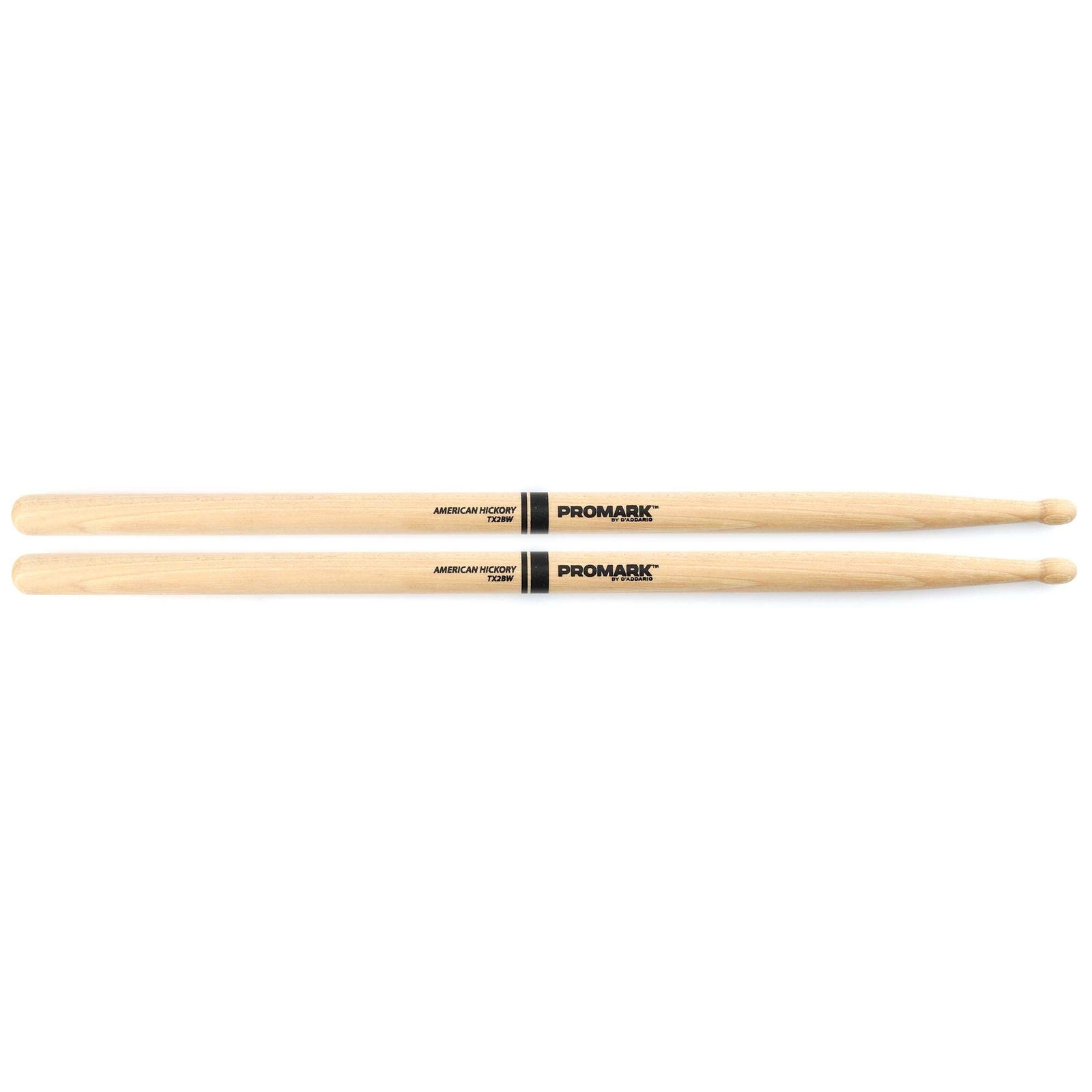 ProMark 2B Classic - Hickory - Wood Tip (TX2BW) - Drumsticks