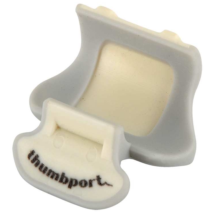 Thumbport - Thumbport Daumenstütze für Querflöte Grau Elfenbein