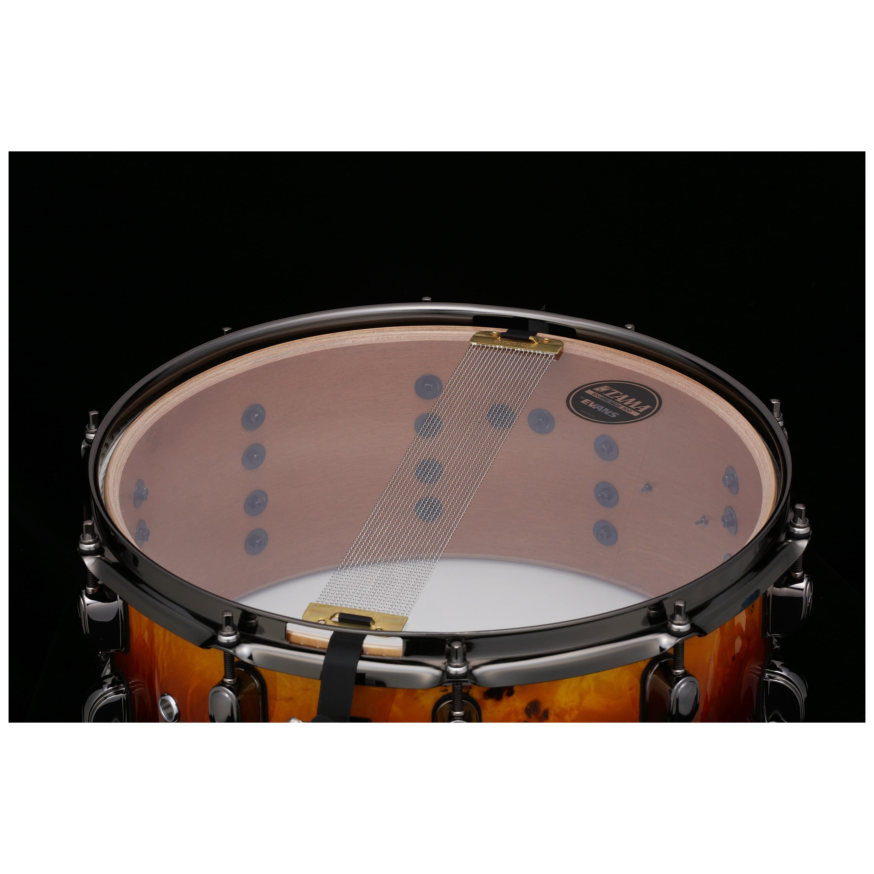 Tama LGK146-ASF Sound Lab Project Limited G-Kapur Snare Drum - 14" x 6" Amber Sunset Fade/Chrom HW 4