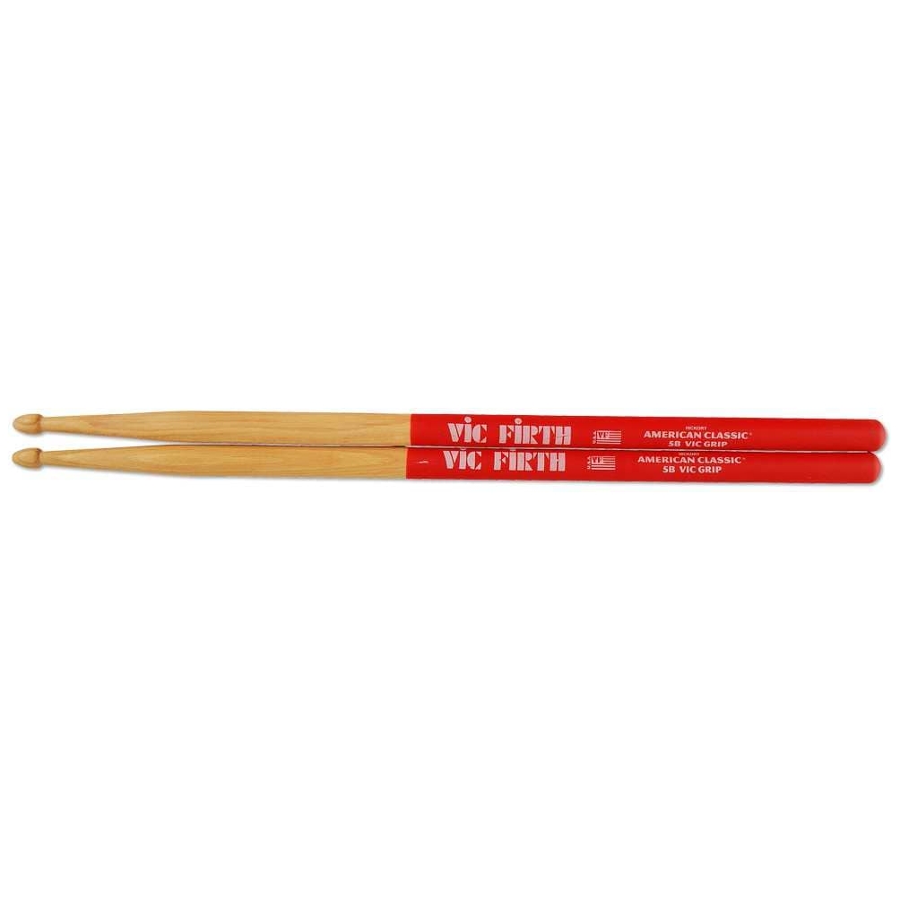 Vic Firth - Vic Firth 5B - American Classic - Vic Grip - Hickory - Wood Tip