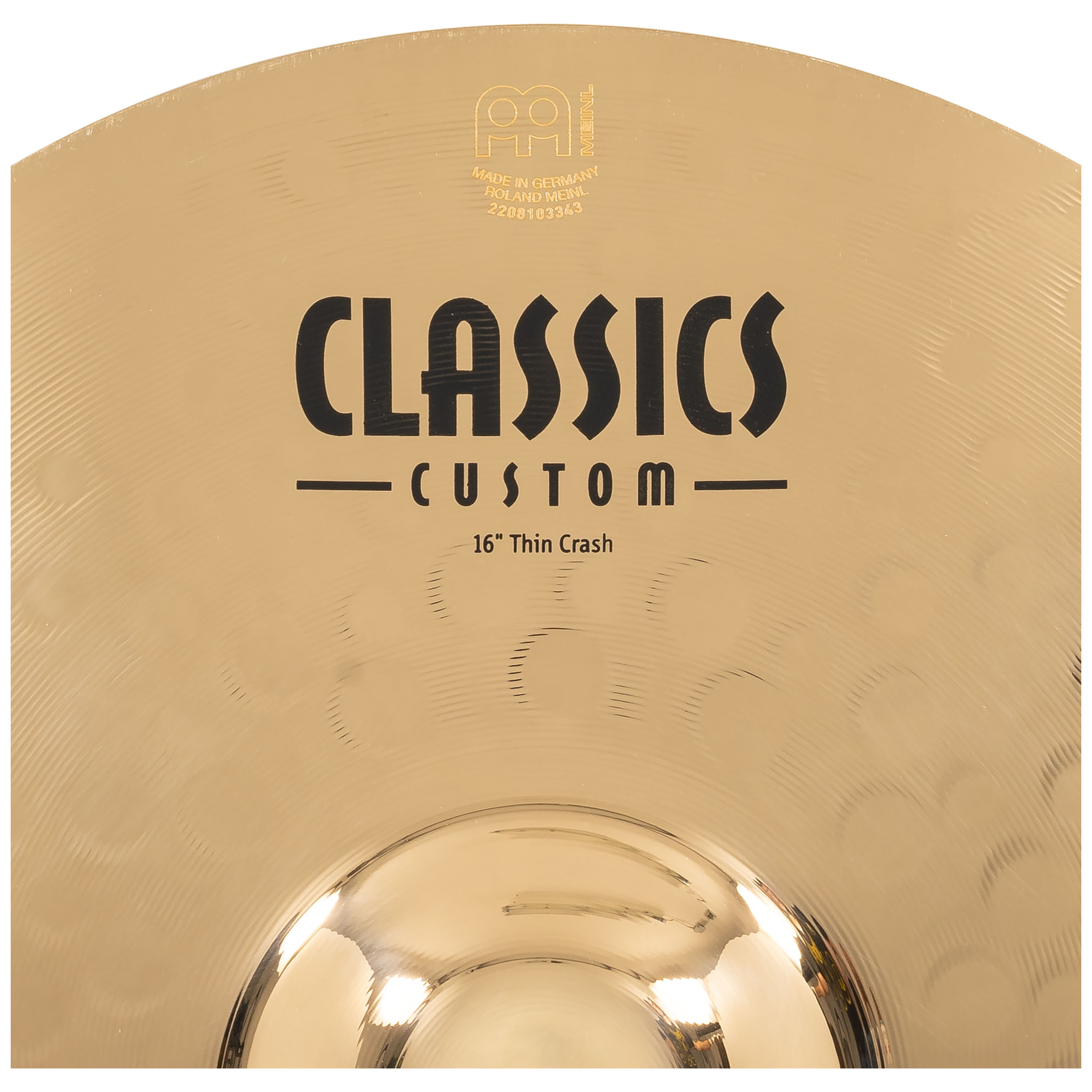 Meinl Cymbals CC16TC-B - 16" Classics Custom Brilliant Thin Crash 3