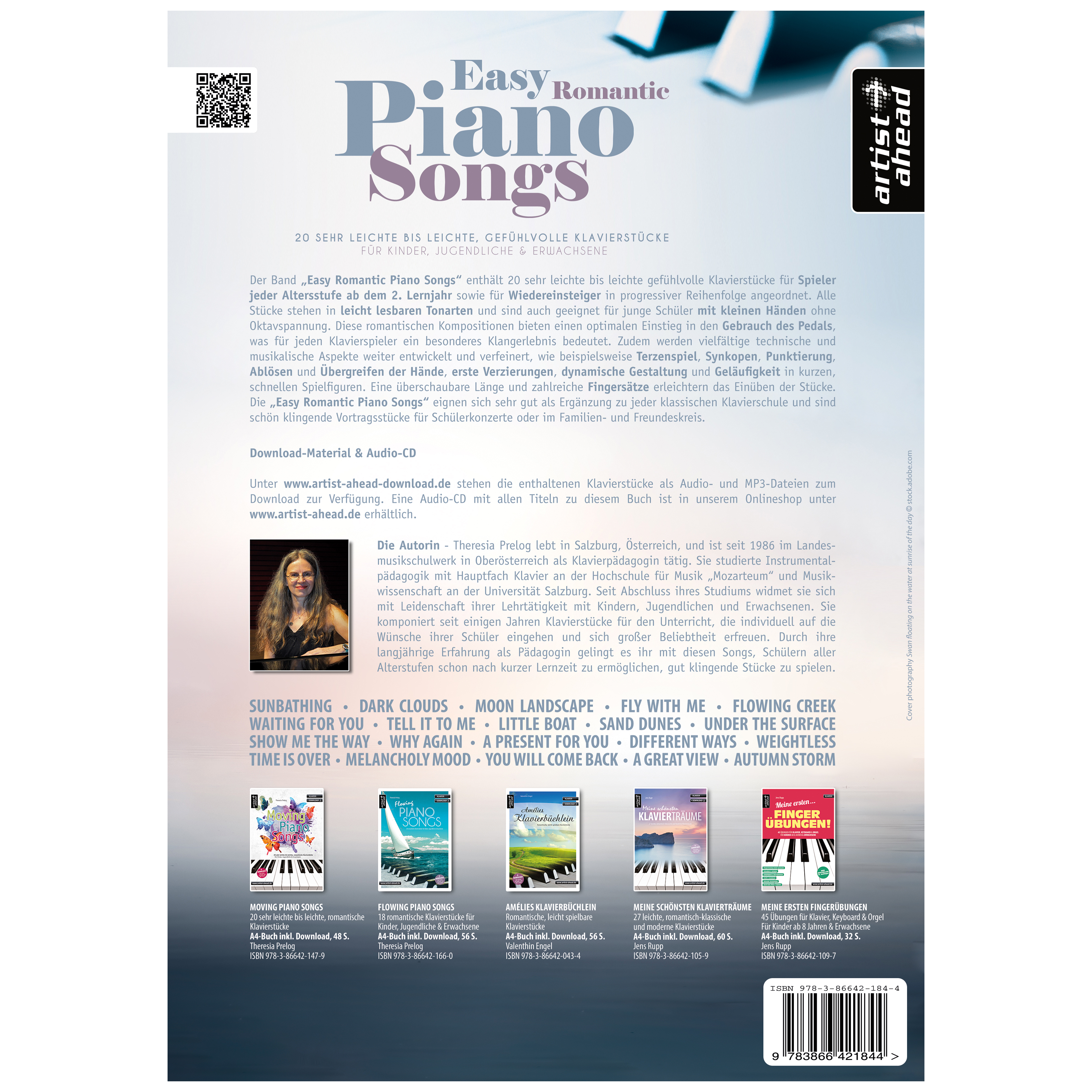 Artist Ahead Easy Romantic Piano Songs - Theresia Prelog 1