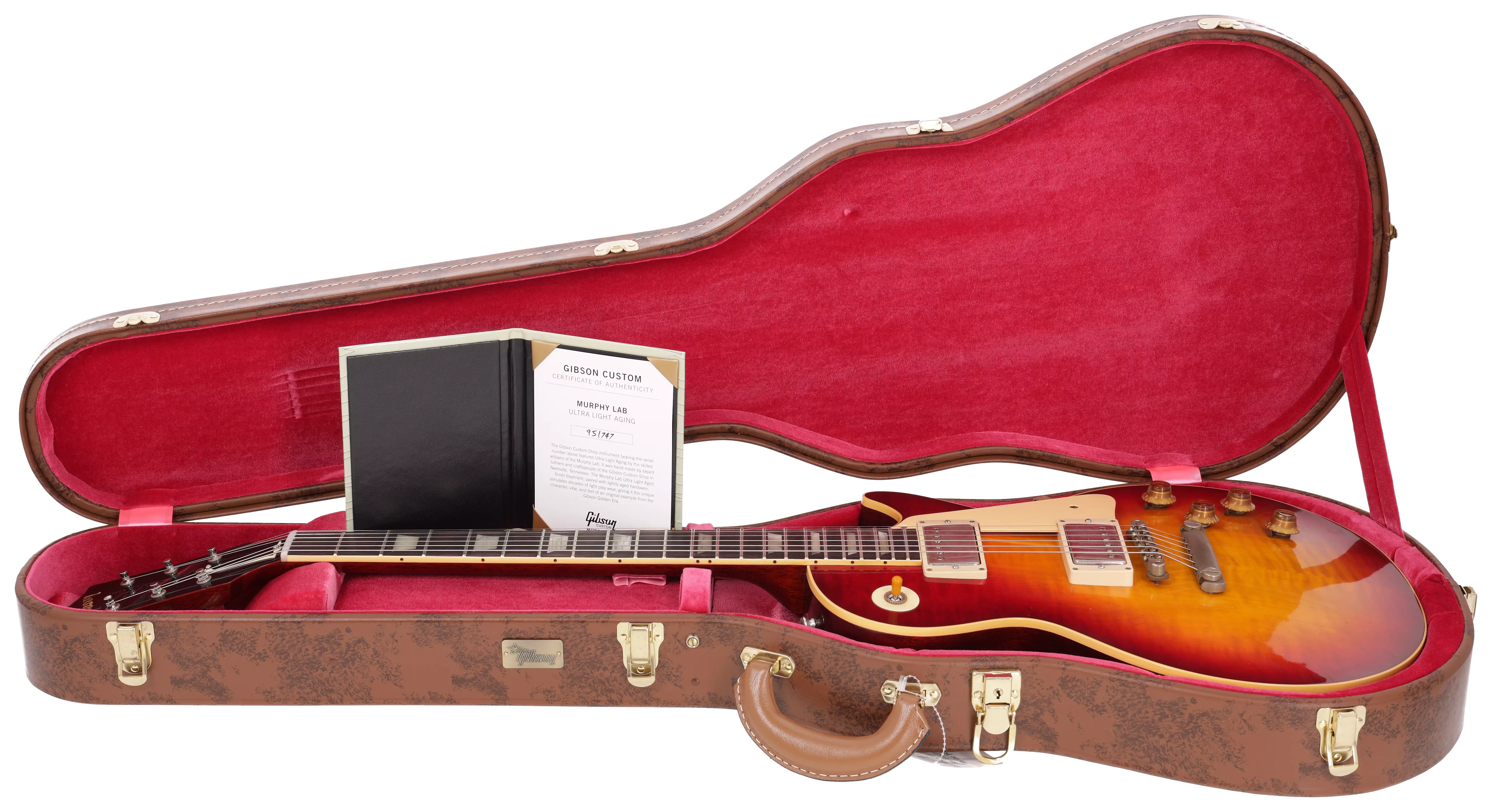 Gibson 1959 Les Paul Standard Reissue Ultra Light Aged Factory Burst Murphy Lab #1 17