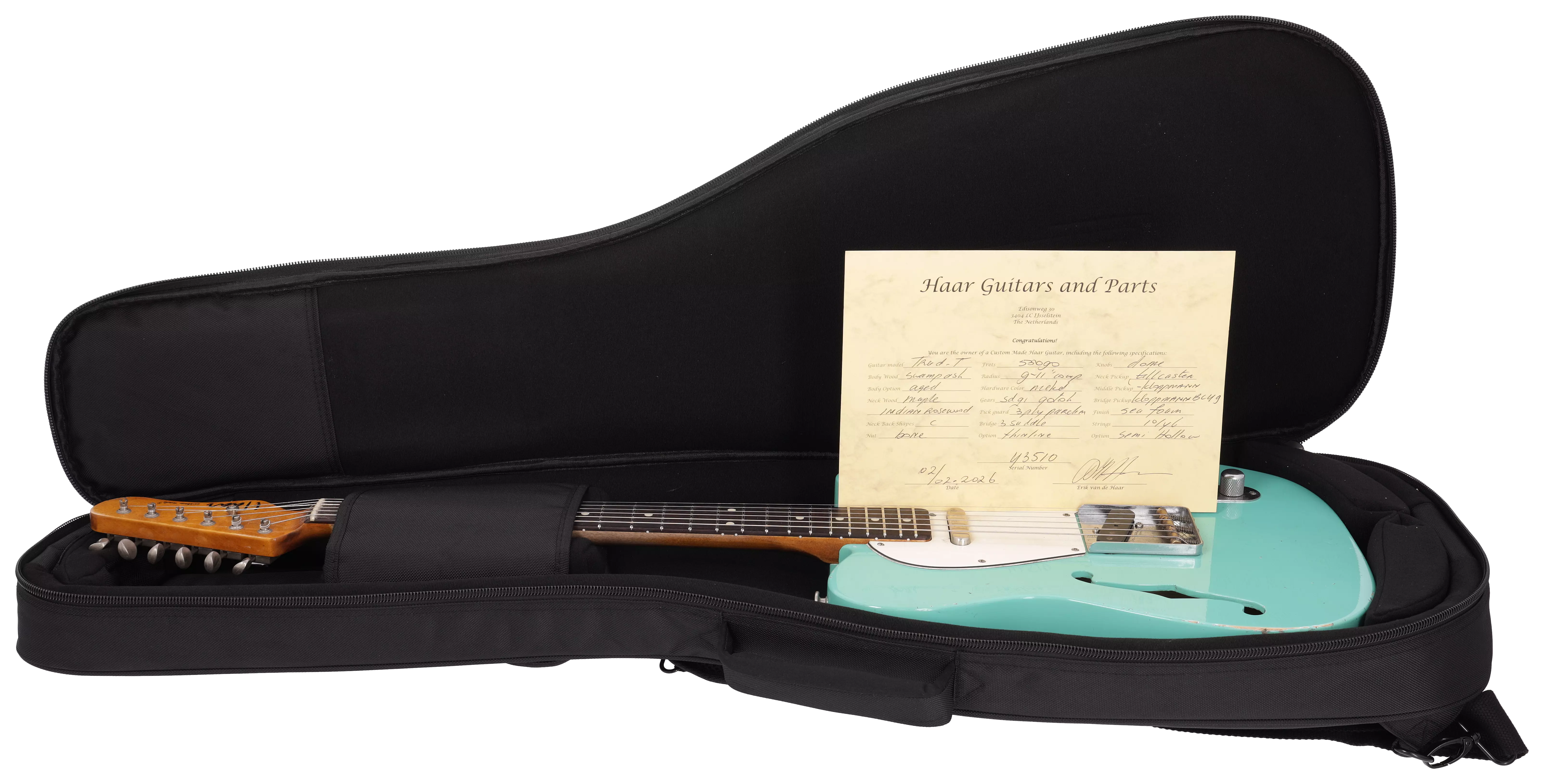 Haar Traditional T RW Thinline Custom Sea Foam Green# 17